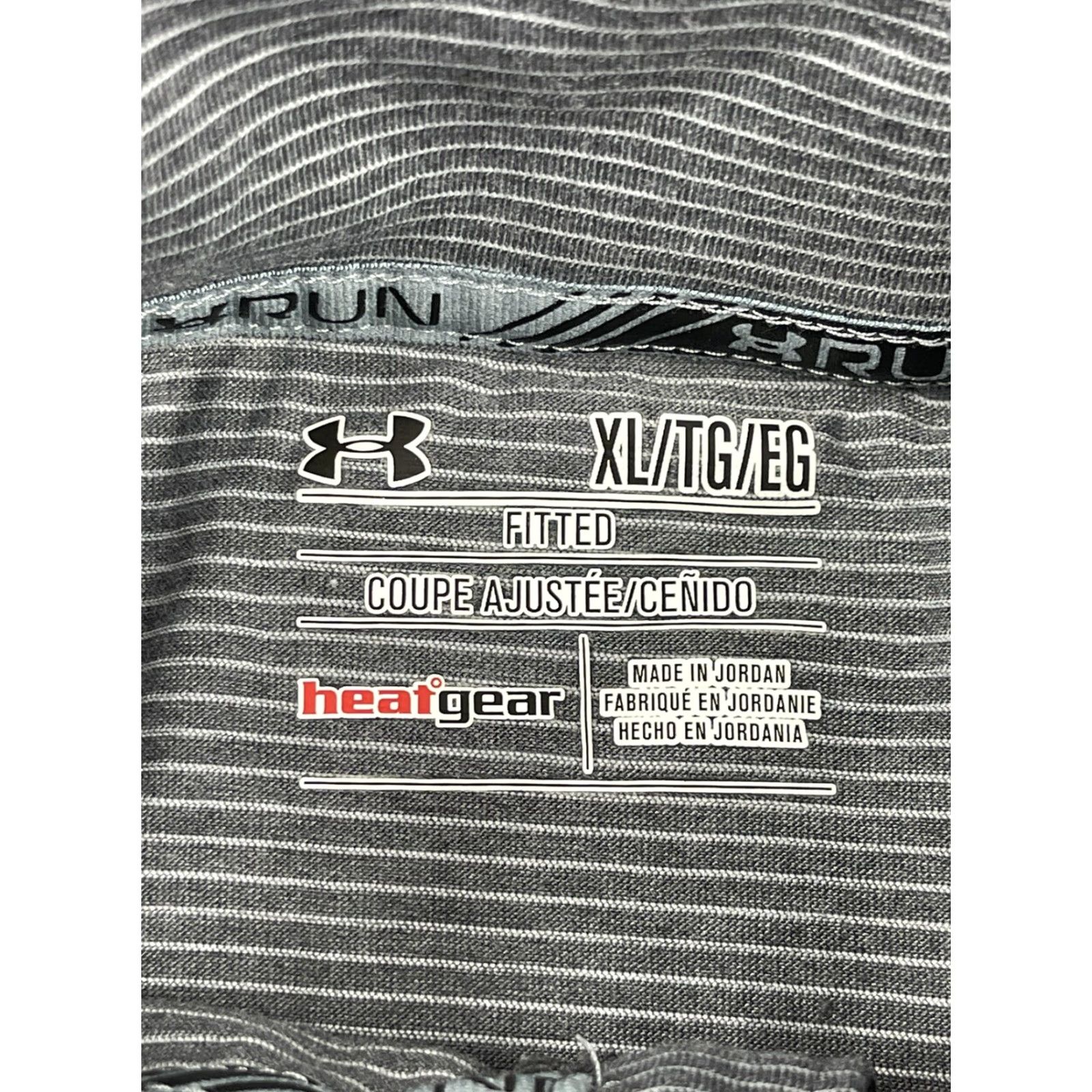 Under Armour Under Armour Shirt Men XL Gray HeatGear 1/4 Zip Mock Neck Long Sleeve Running Activewear Mens Size US XL / EU 56 / 4 - 3 Thumbnail