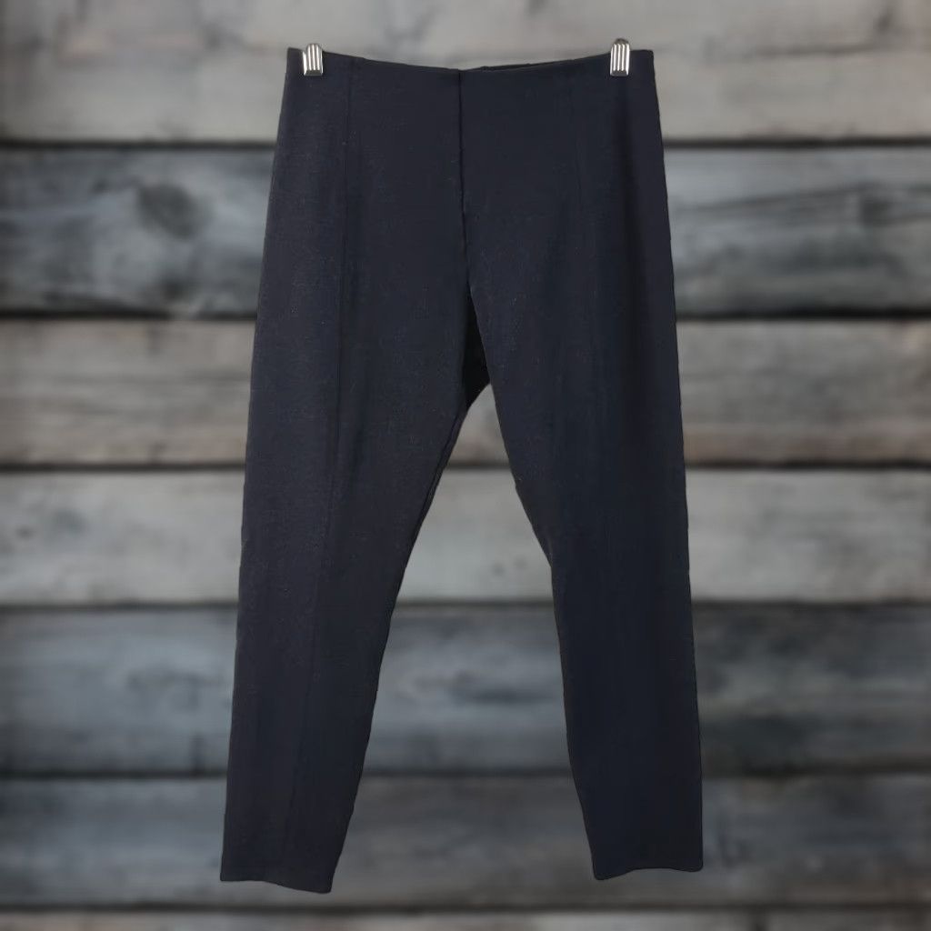 Vintage Lysse Womens Cropped Leggings Sz Medium Blue Mid Rise Size 32" / US 10 / IT 46 - 1 Thumbnail