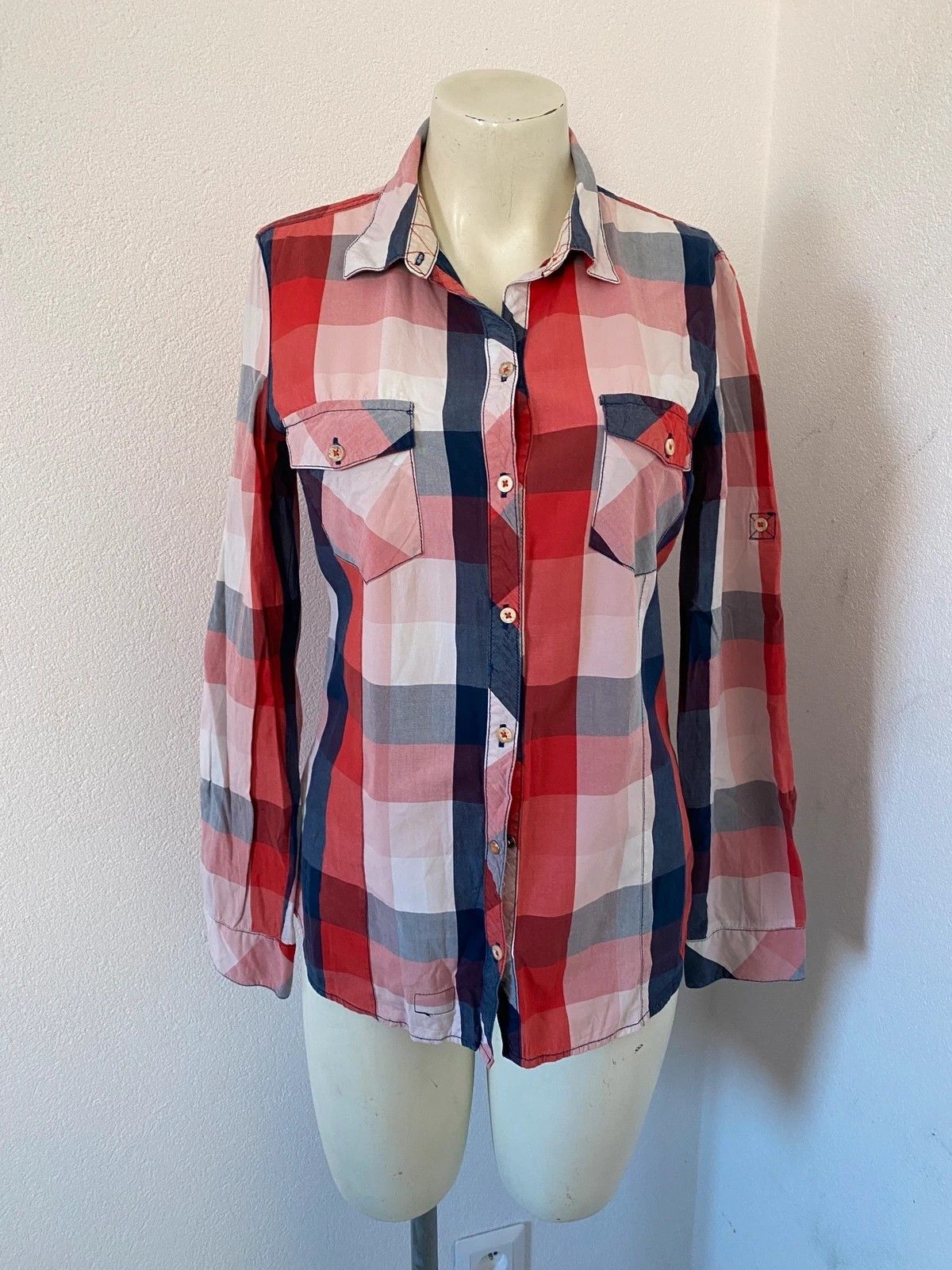 Other Zara shirt check size S bg25 Size S / US 4 / IT 40 - 1 Thumbnail