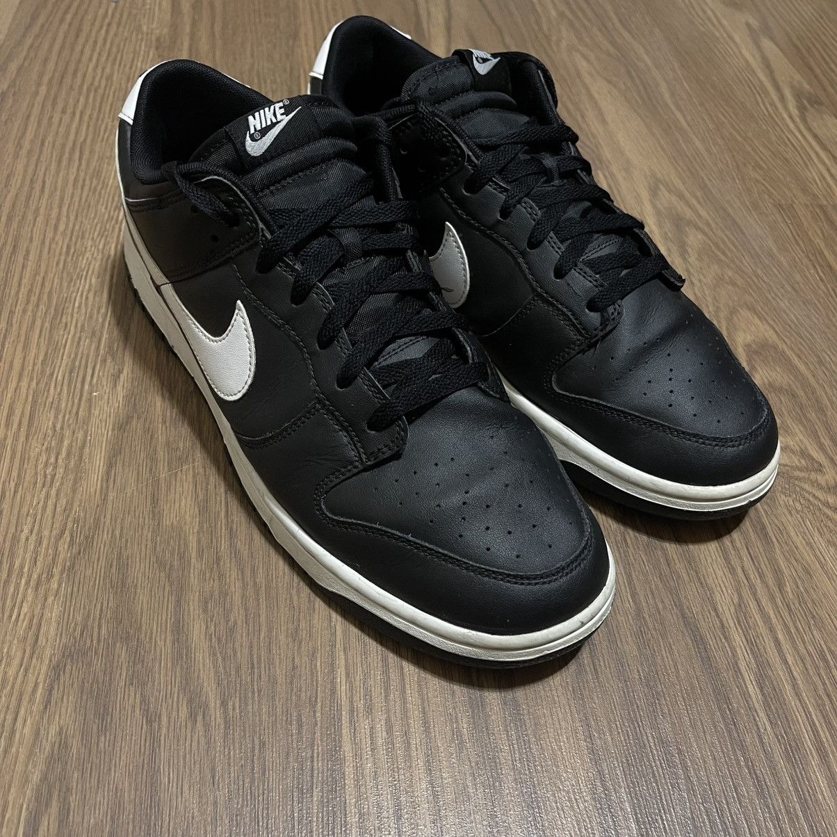 Nike SB Nike Dunk Low Retro Black White DV0831-002 Men's Size 13 Size US 13 / EU 46 - 2 Thumbnail