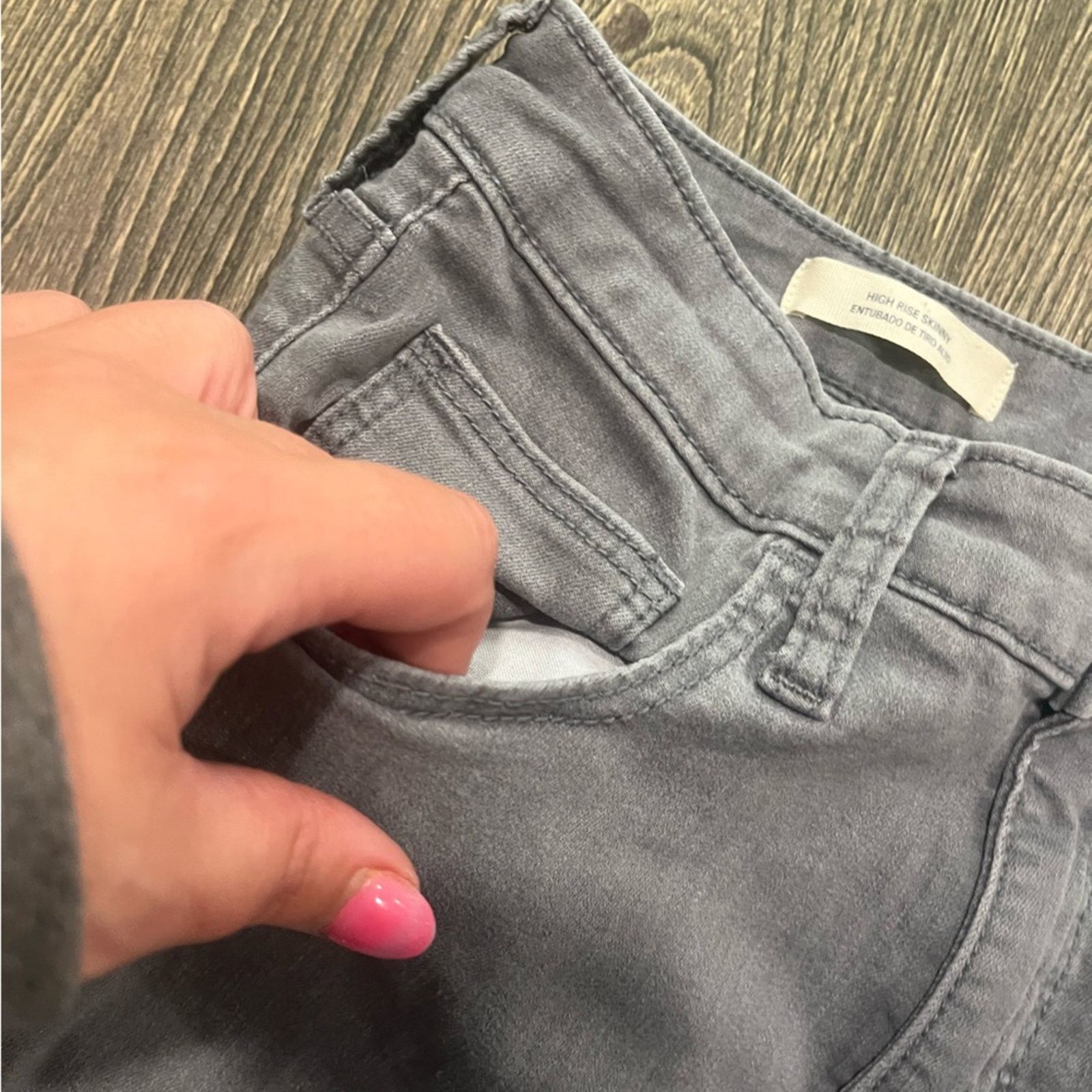 Vintage Universal Thread Jeans High Rise Skinny Cotton Size 12/31R Size 34" / US 12 / IT 48 - 6 Thumbnail