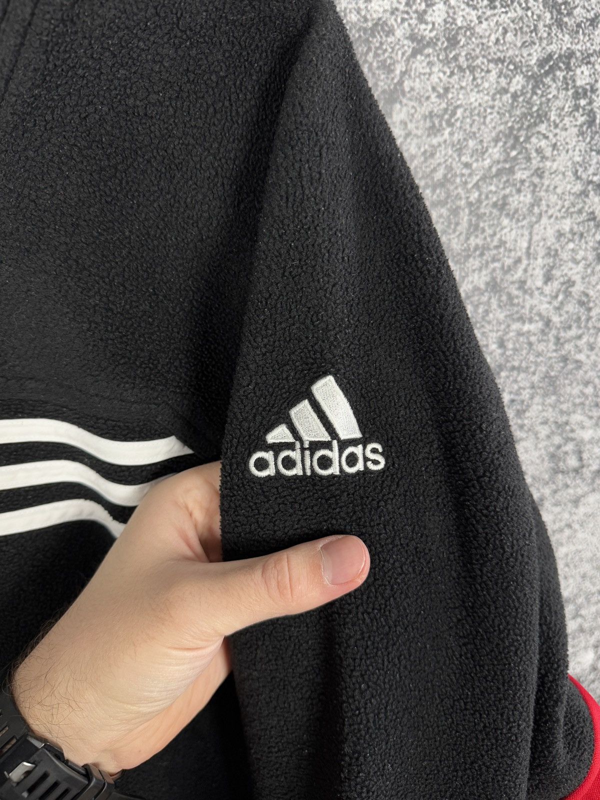 Adidas Adidas Vintage Fleece 1/4 Zip Jacket Retro Style 90s Size L Size US L / EU 52-54 / 3 - 6 Thumbnail