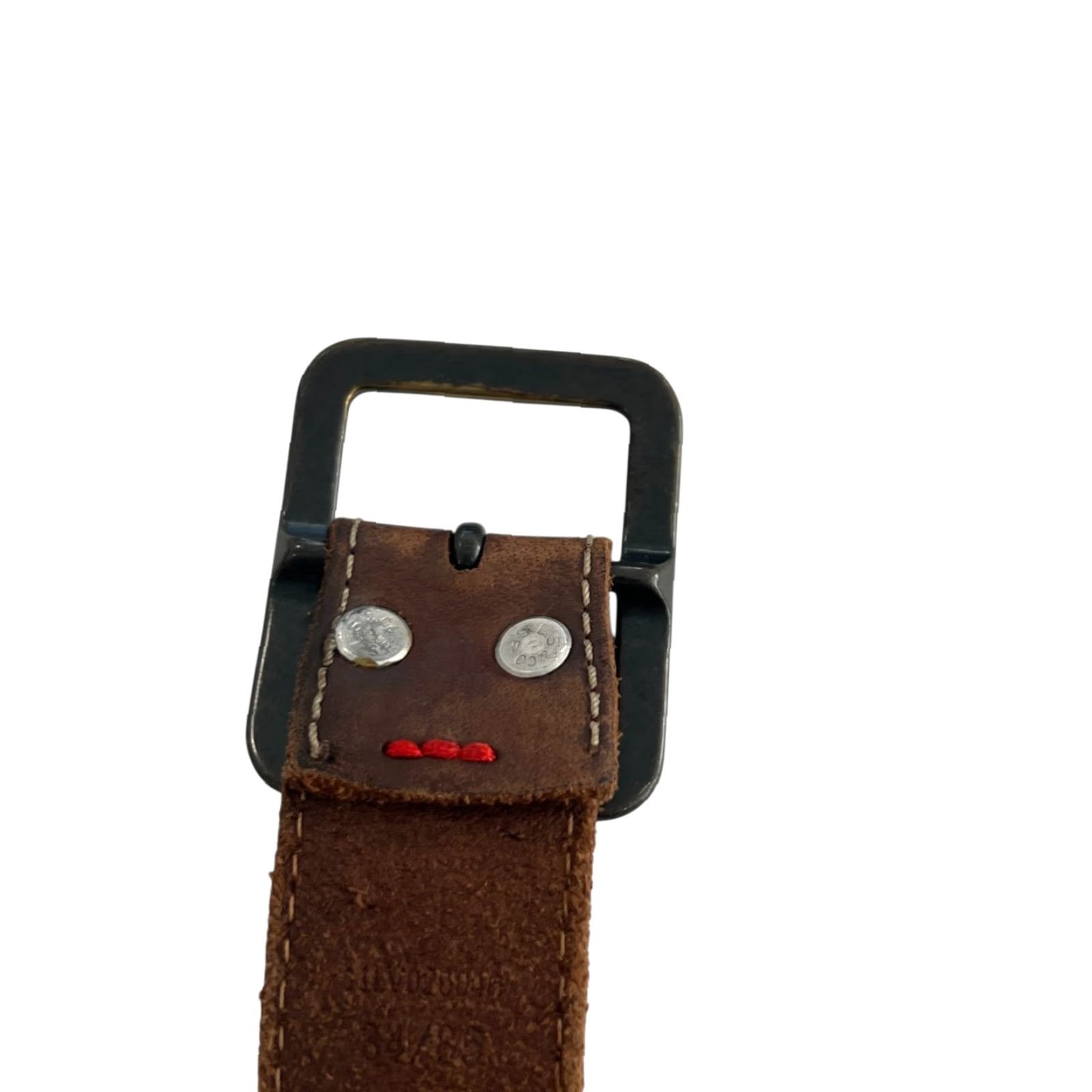 Levi's Levi's Belt Men Brown Leather 33”‑39” Adjustable 1.5” Buckle Leather Weathered Regular XL Mens Size ONE SIZE - 4 Thumbnail