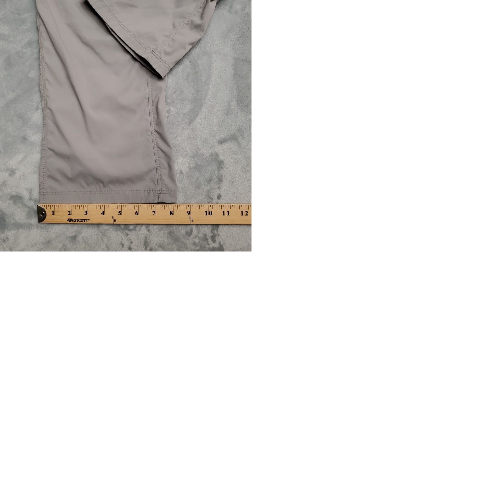 Vintage LL Bean Pants Womens M Gray Tropicwear Nylon Convertible Lightweight Outdoors Size 32" / US 10 / IT 46 - 9 Thumbnail