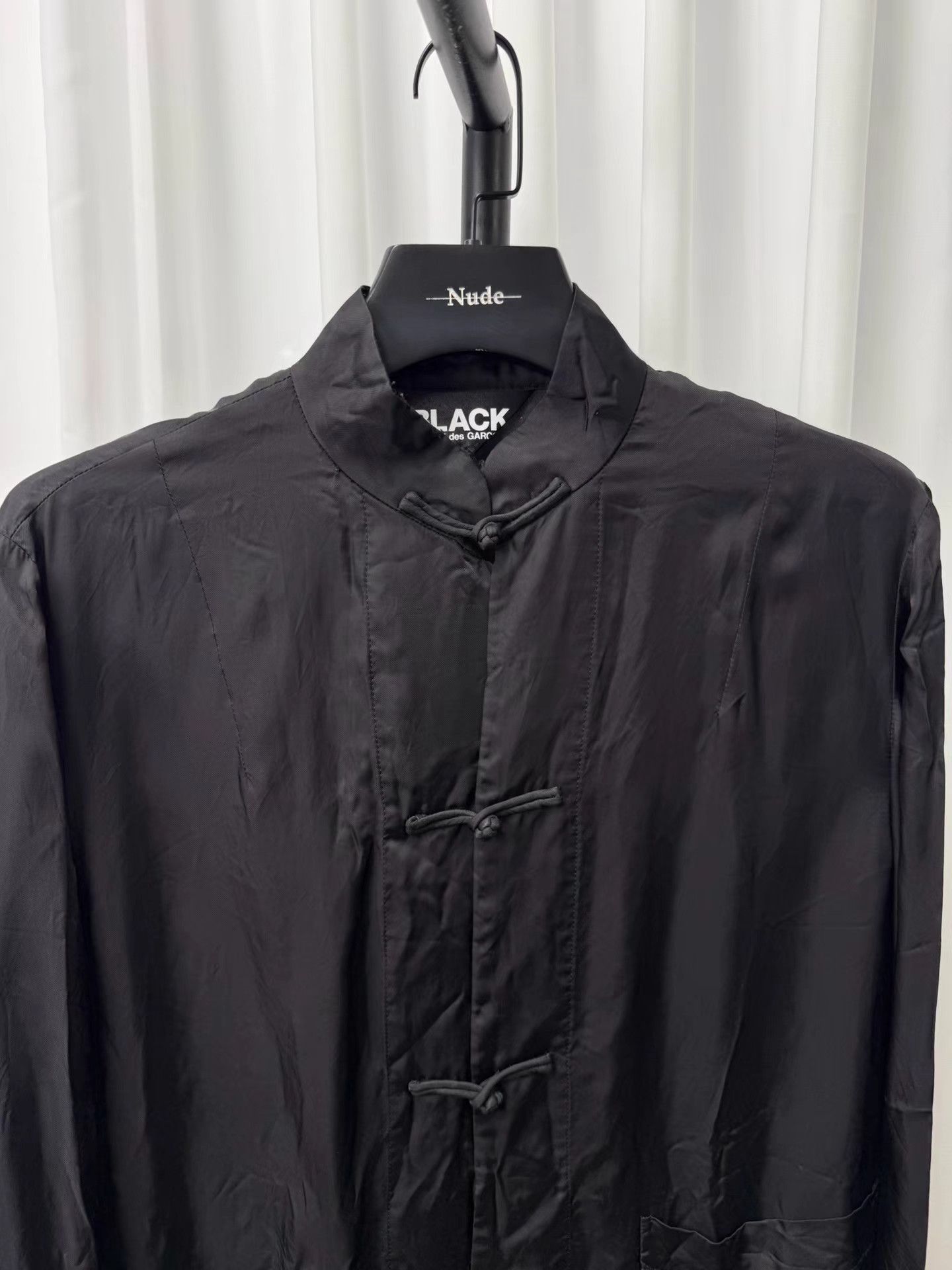Comme des Garcons Comme des Garçons Black Silk Frog Button Jacket K20 Size US L / EU 52-54 / 3 - 2 Thumbnail