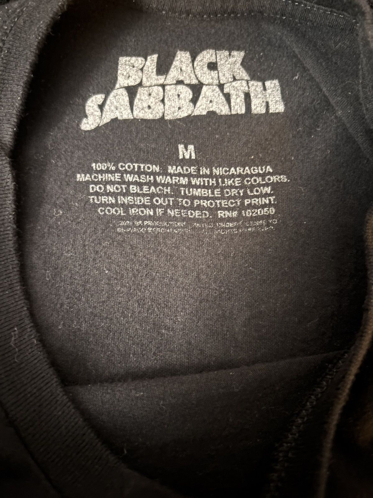 Black Sabbath Henry Logo Long Sleeve Shirt Size US M / EU 48-50 / 2 - 4 Thumbnail