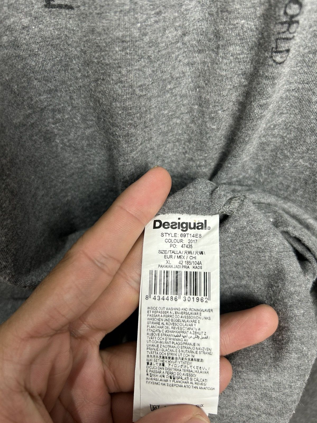 Japanese Brand Y2k Desigual Poem longsleeve Size US XL / EU 56 / 4 - 8 Thumbnail