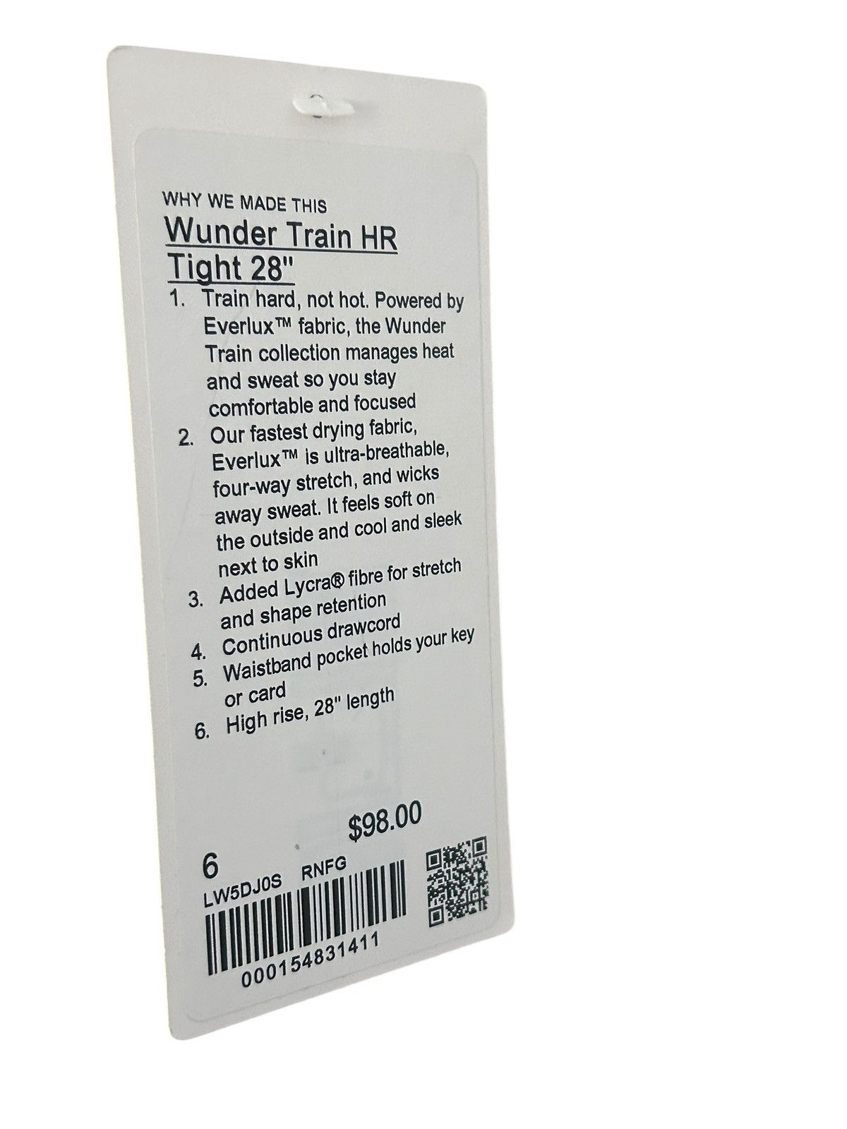 Lululemon Lululemon Wunder Train Tight 28"Rainforest Green 6 NWT Size 28" / US 6 / IT 42 - 6 Thumbnail