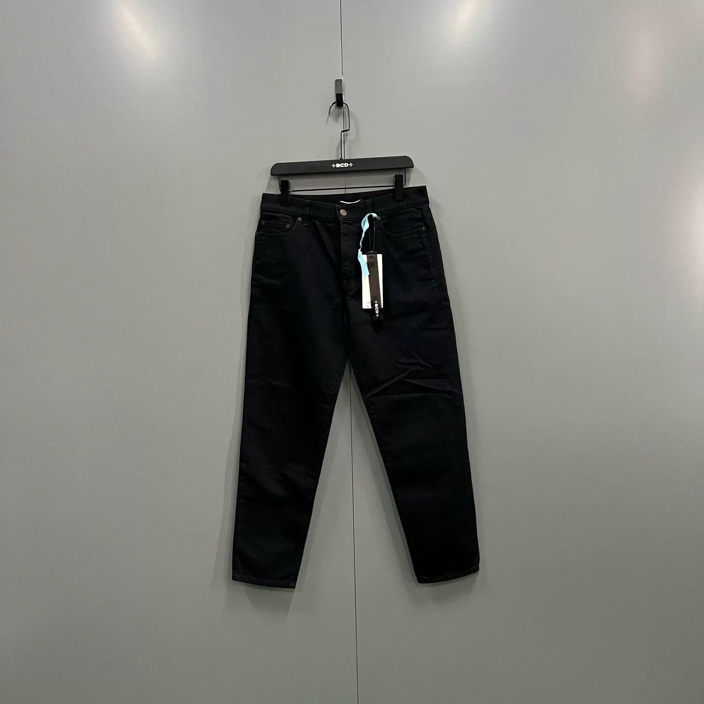 Saint Laurent Paris Saint Laurent Black Denim Pants Size 31 Size US 31 - 1 Thumbnail