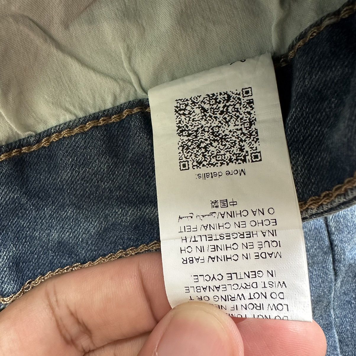 Japanese Brand Vintage Japanese Distressed Faded Slim Fit Denim Jean Pant Size US 36 / EU 52 - 10 Thumbnail