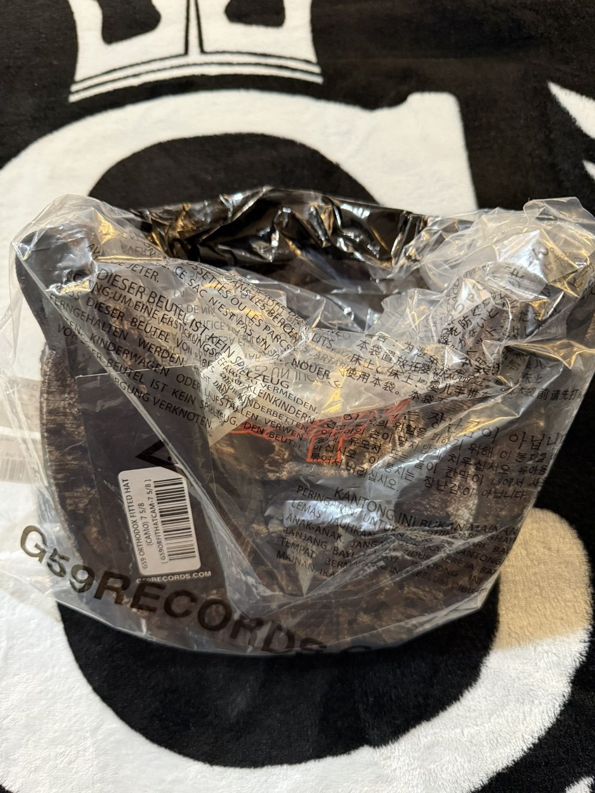 G59 Records $uicideboy$ G59 Orthodox Fitted Hat Camo (7 5/8) Size ONE SIZE - 4 Thumbnail