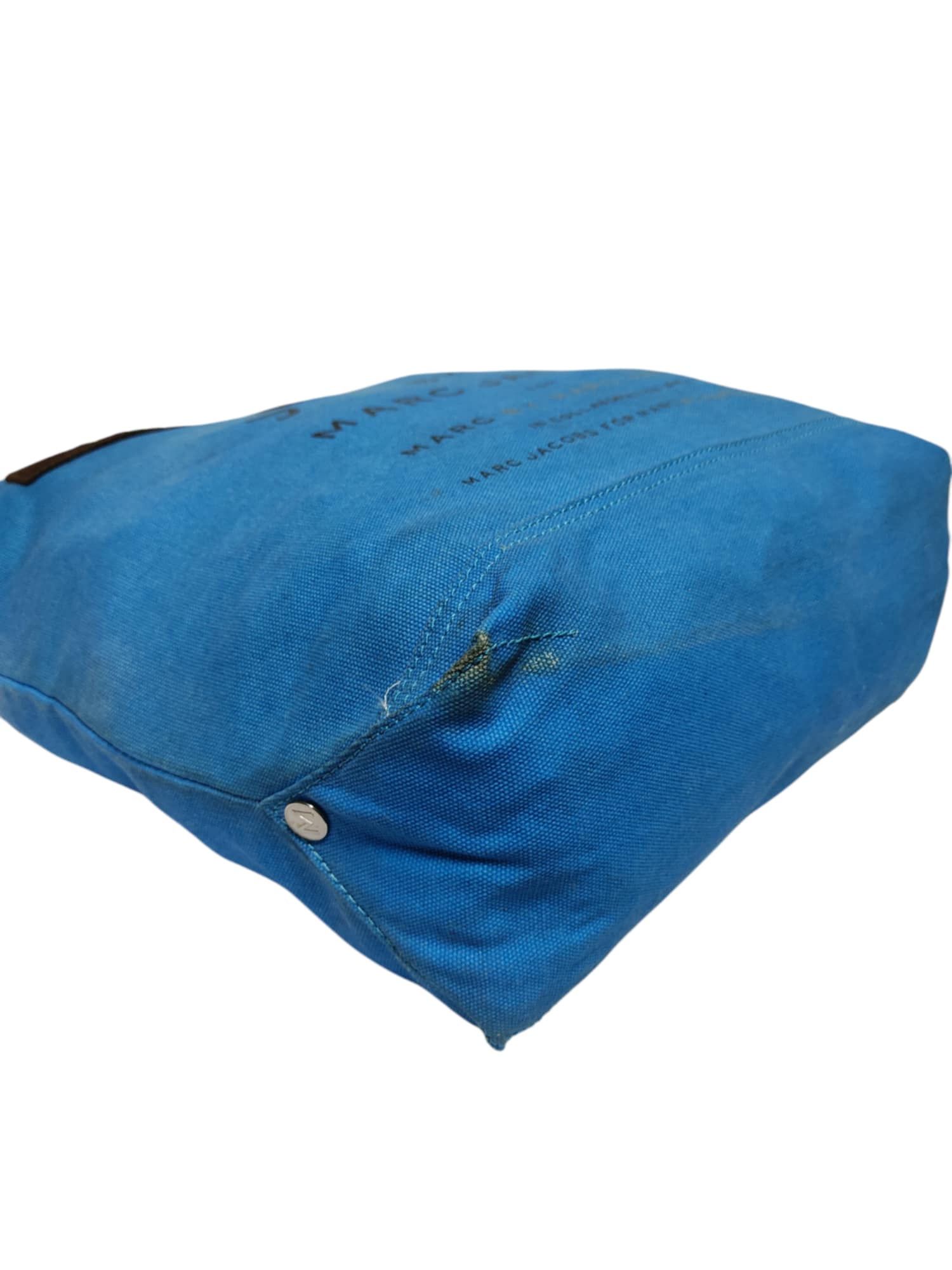 Canvas × Marc Jacobs MARC JACOBS BLUE CANVAS FRONT PATTERN SHOULDER BAG Size ONE SIZE - 7 Thumbnail