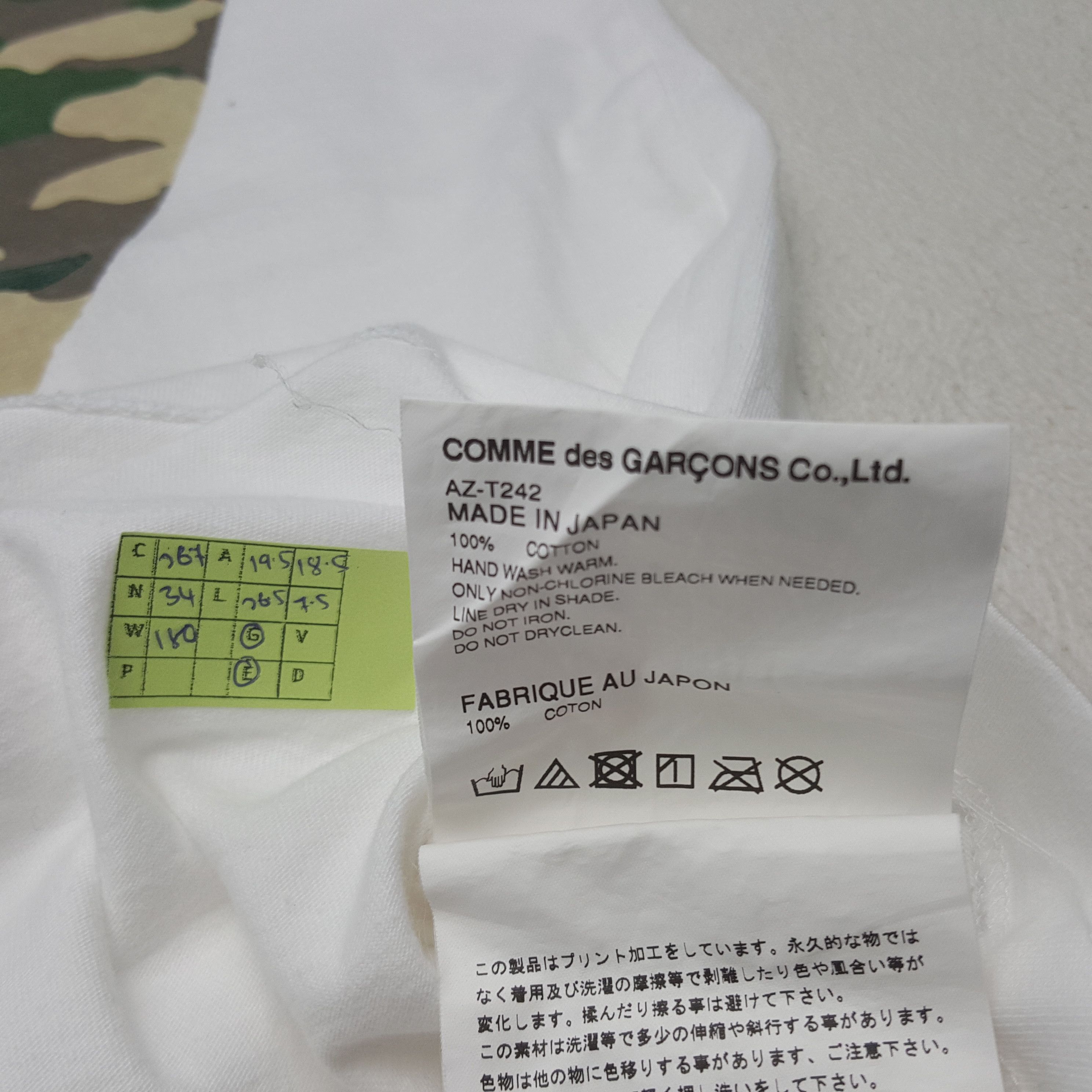 Comme des Garcons PLAY × Japanese Brand × Vintage Vintage Comme des Garcons Play Japanese Designer Tshirt Size US M / EU 48-50 / 2 - 5 Thumbnail