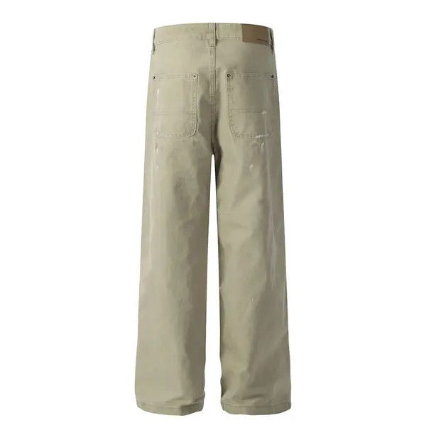 VIBE Street American washed distressed ink-splashed cargo jeans Size US 32 / EU 48 - 3 Thumbnail