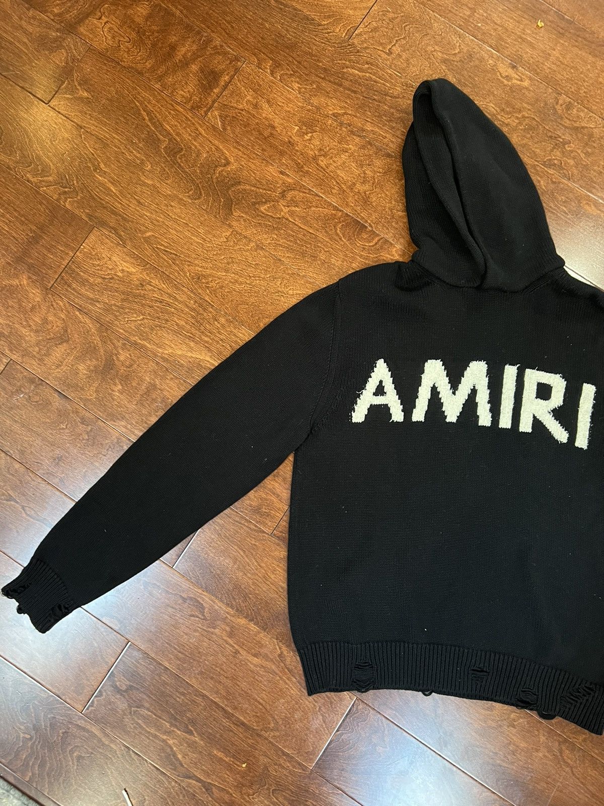 Amiri Amiri knitted amiri logo hoodie Size US L / EU 52-54 / 3 - 2 Thumbnail