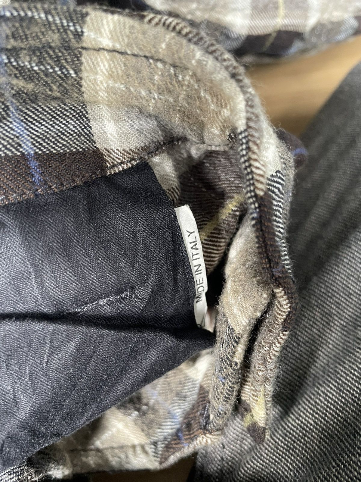 If Six Was Nine × Kenzo Kenzo Homme Checked Long Zipper Back Side Pants Size US 38 / EU 54 - 21 Thumbnail