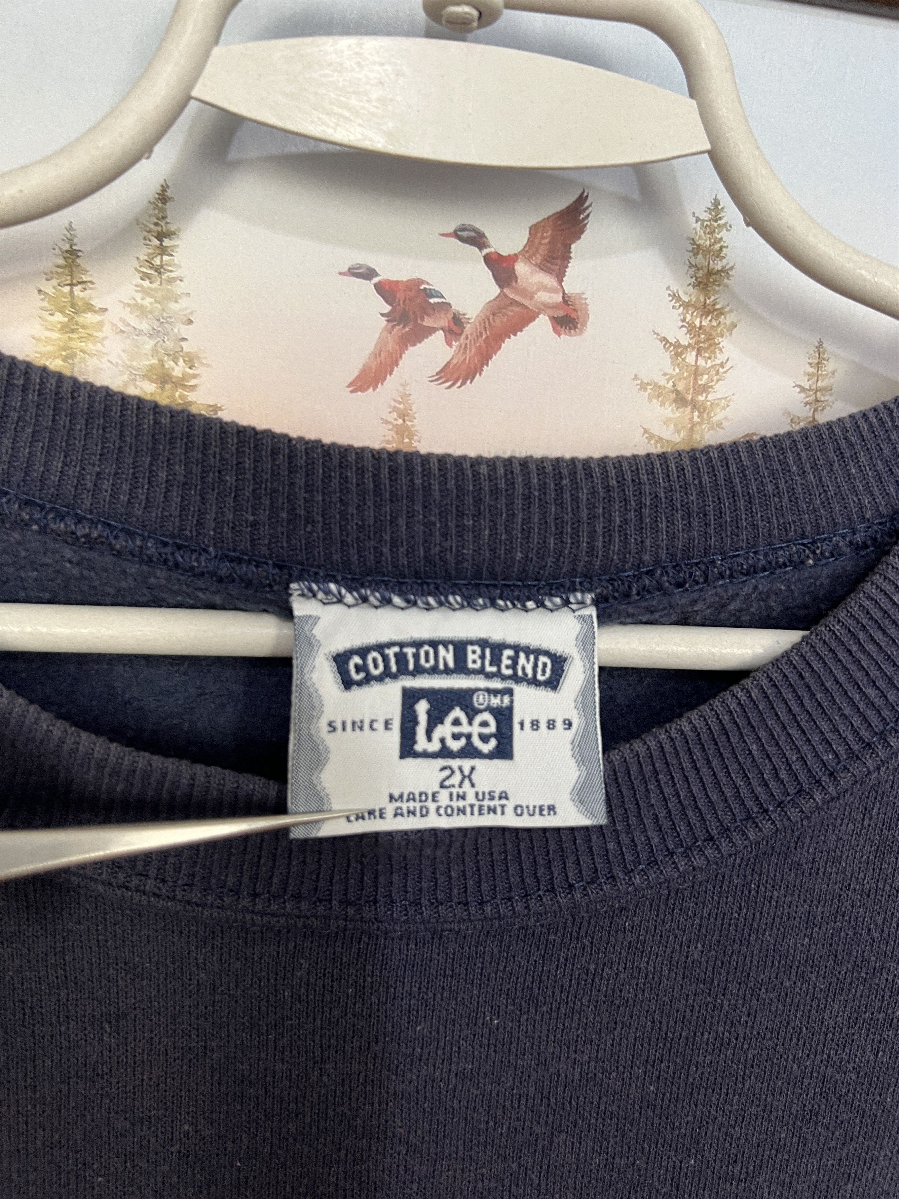 Lee Michigan Wolverines Sweatshirt Champions Over Print Crewneck Size US XXL / EU 58 / 5 - 6 Thumbnail