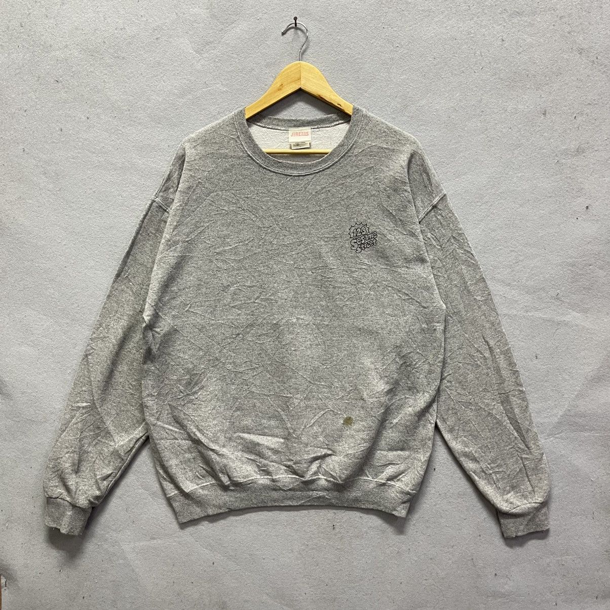 Jerzees Vintage Jerzees Sesame Street Character Crewneck Sweatshirt Size US L / EU 52-54 / 3 - 4 Thumbnail