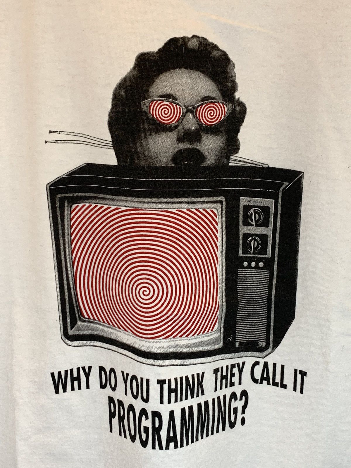 Vintage RARE Vintage Why Do You Think They Call It Programming Shirt Size US L / EU 52-54 / 3 - 2 Thumbnail