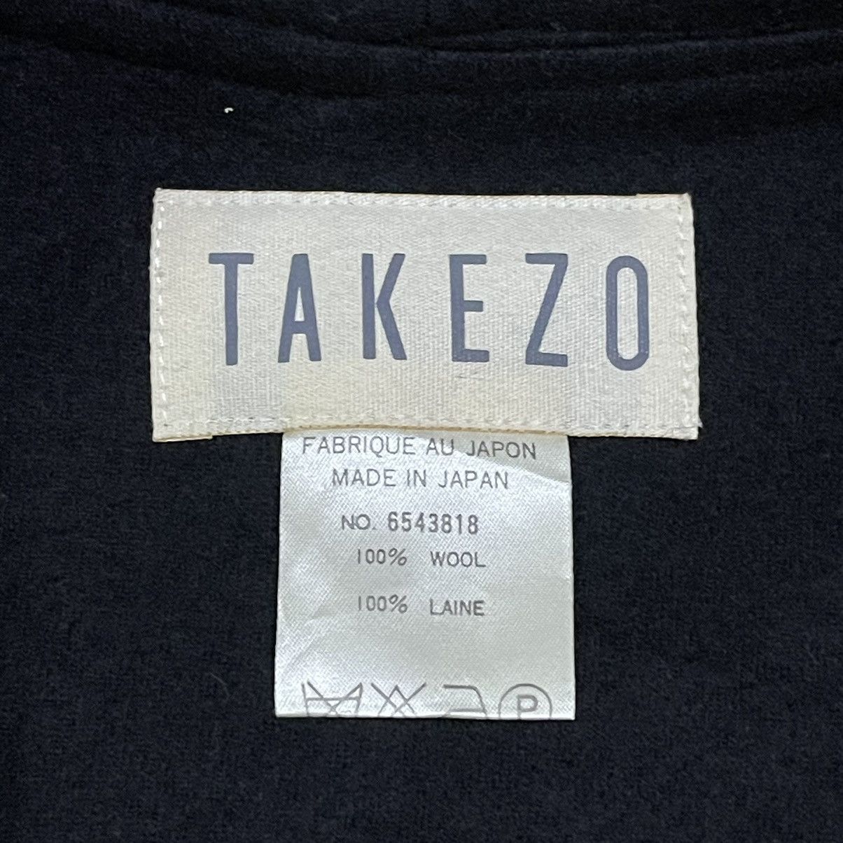 Yohji Yamamoto Vintage Takezo Wool Jacket Yohji Yamamoto Inspired Size US L / EU 52-54 / 3 - 7 Thumbnail