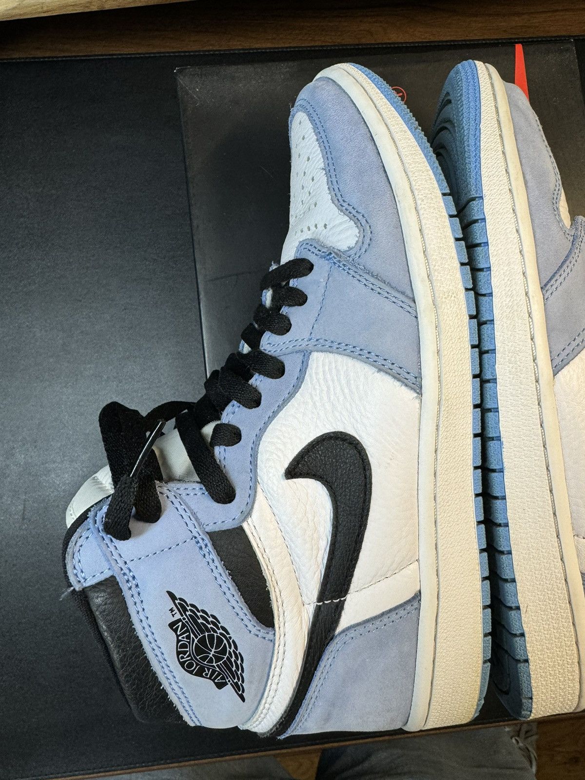 Jordan Brand × Nike Jordan 1 High - University Blue - 8.5 — Good Condition Size US 8.5 / EU 41-42 - 19 Thumbnail
