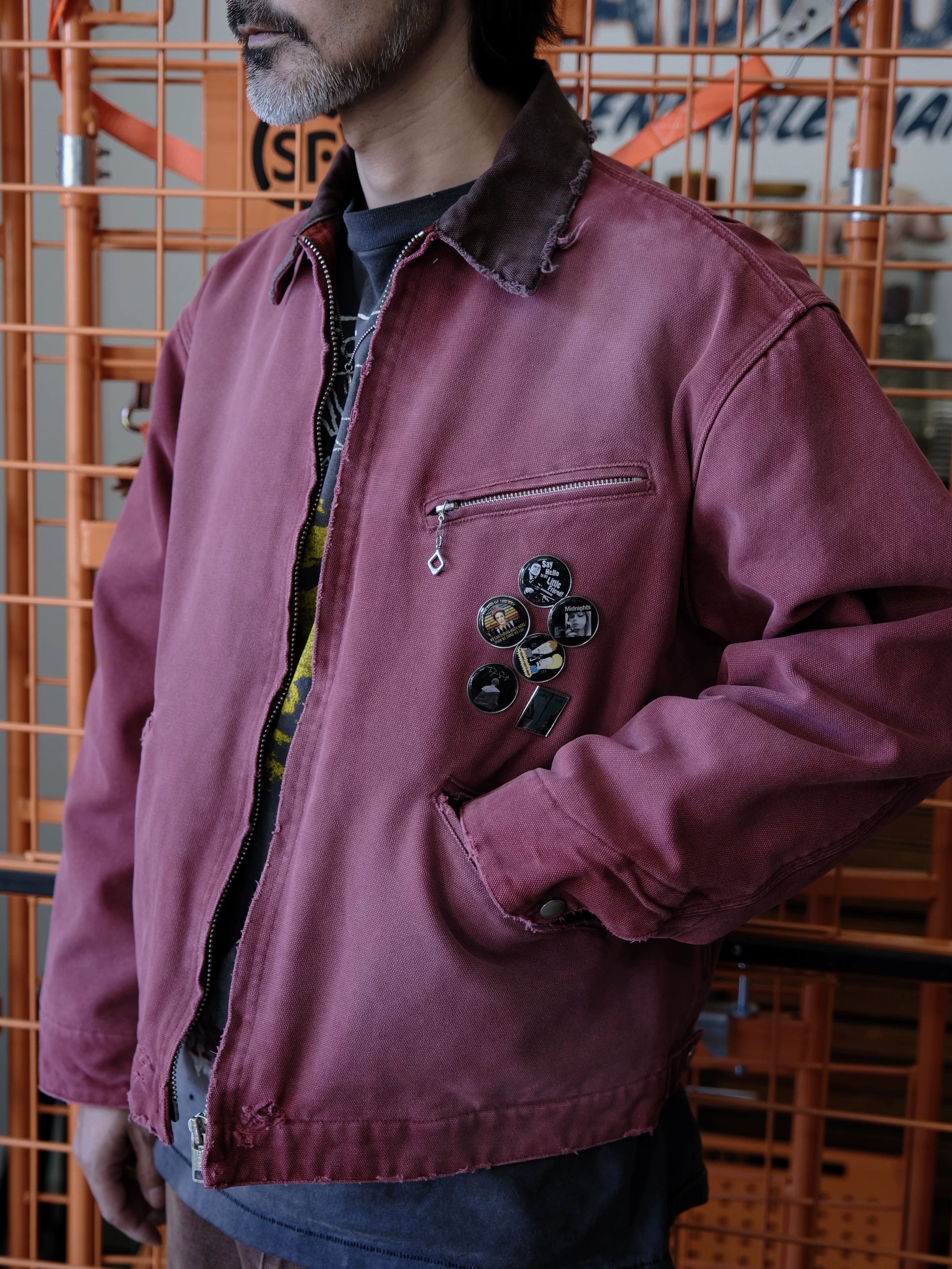 Stepney Workers Club Labour Union Distressed Washed Jacket Size US M / EU 48-50 / 2 - 1 Thumbnail
