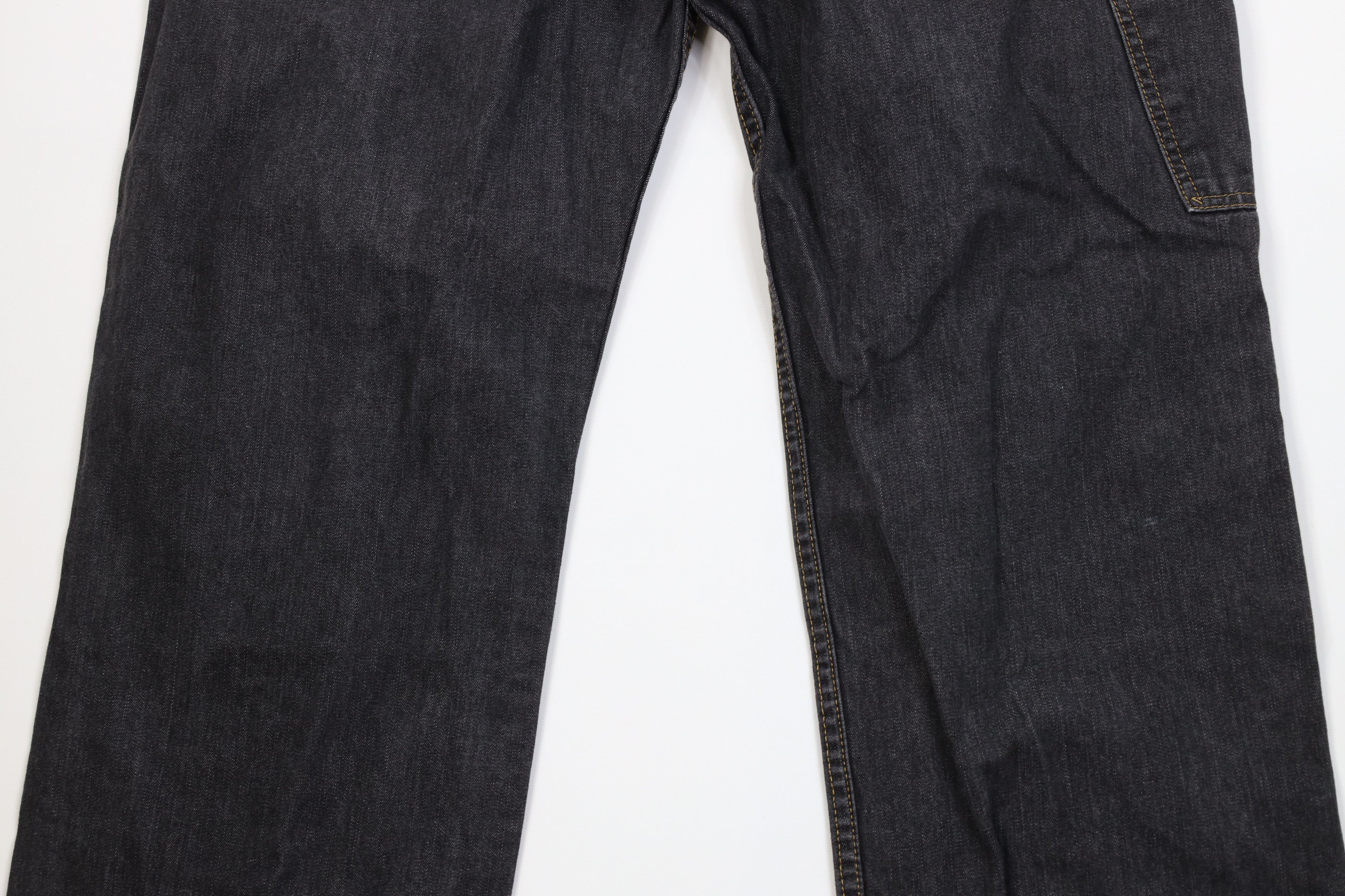 Ralph Lauren Vintage 90s Ralph Lauren Wide Leg Carpenter Jeans Black Size US 34 / EU 50 - 11 Thumbnail
