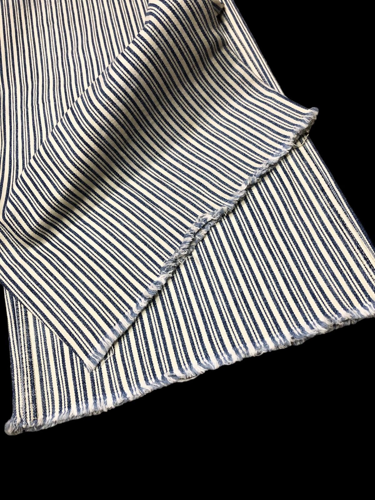 Japanese Brand BAGGY⚡️⚡️STRIPED BLUE WAY CARPENTER DENIM Size US 28 / EU 44 - 4 Thumbnail