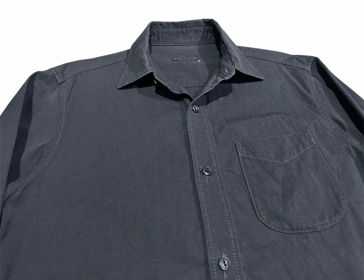 JUN MEN × Japanese Brand 🔥Rare Sample Vintage Jun Men Black Shirt Goth Punk Size US L / EU 52-54 / 3 - 2 Thumbnail