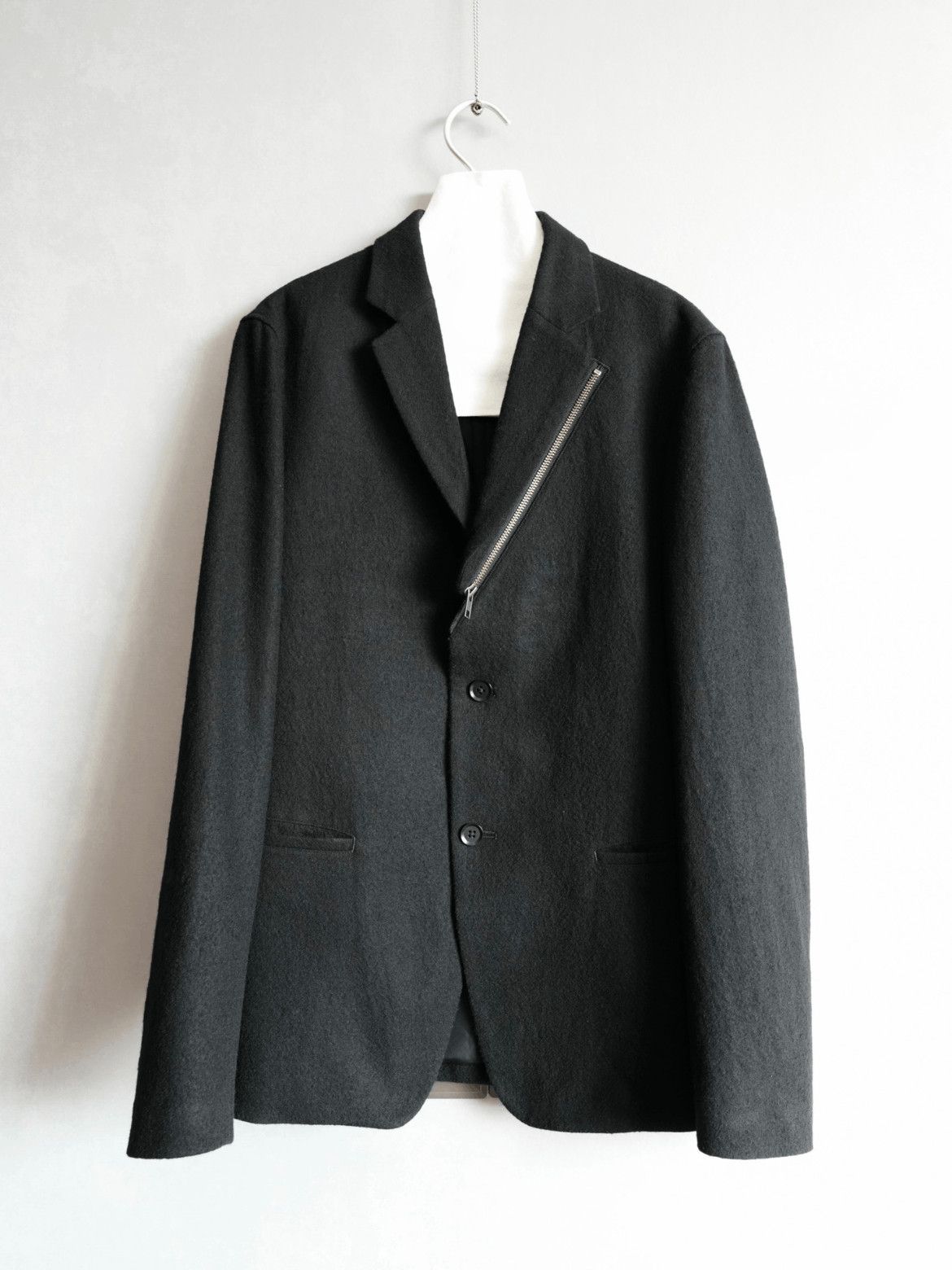 Sz 2 Yohji Yamamoto Pour Homme Cross Zipper Jacket
