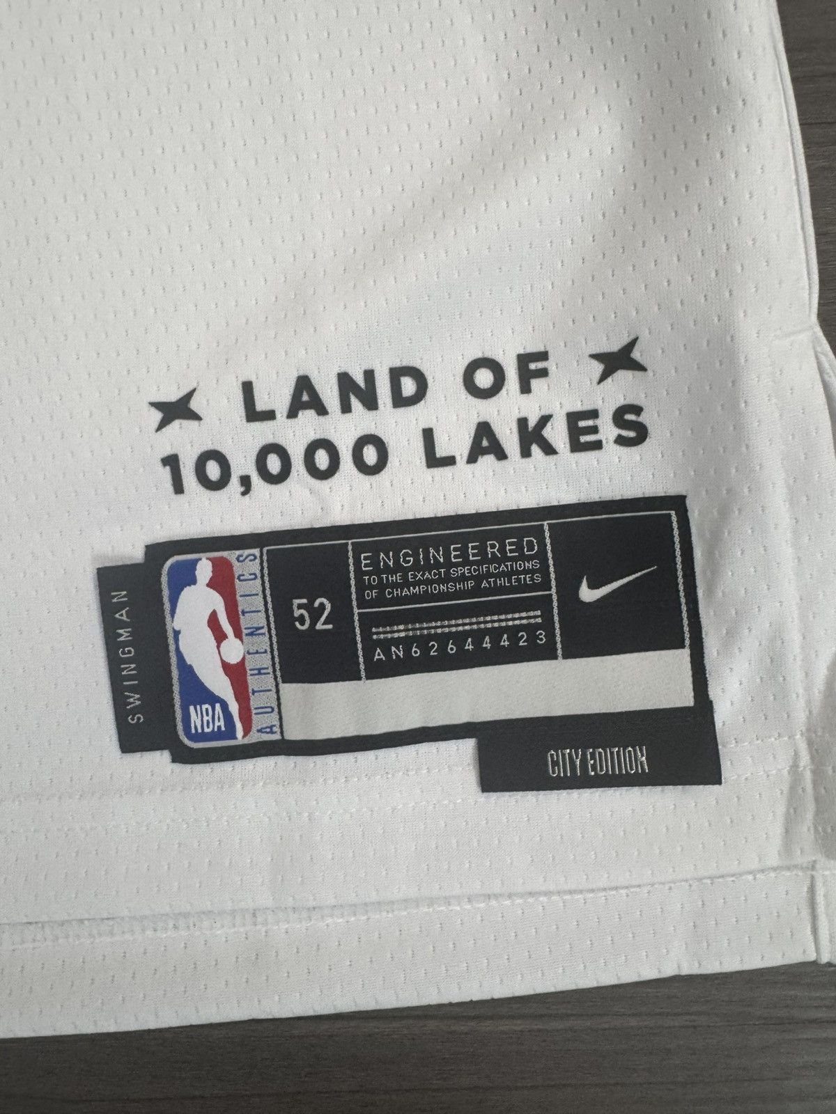 Nike Timberwolves Karl-Anthony Towns City Edition Jersey Size US XL / EU 56 / 4 - 2 Thumbnail