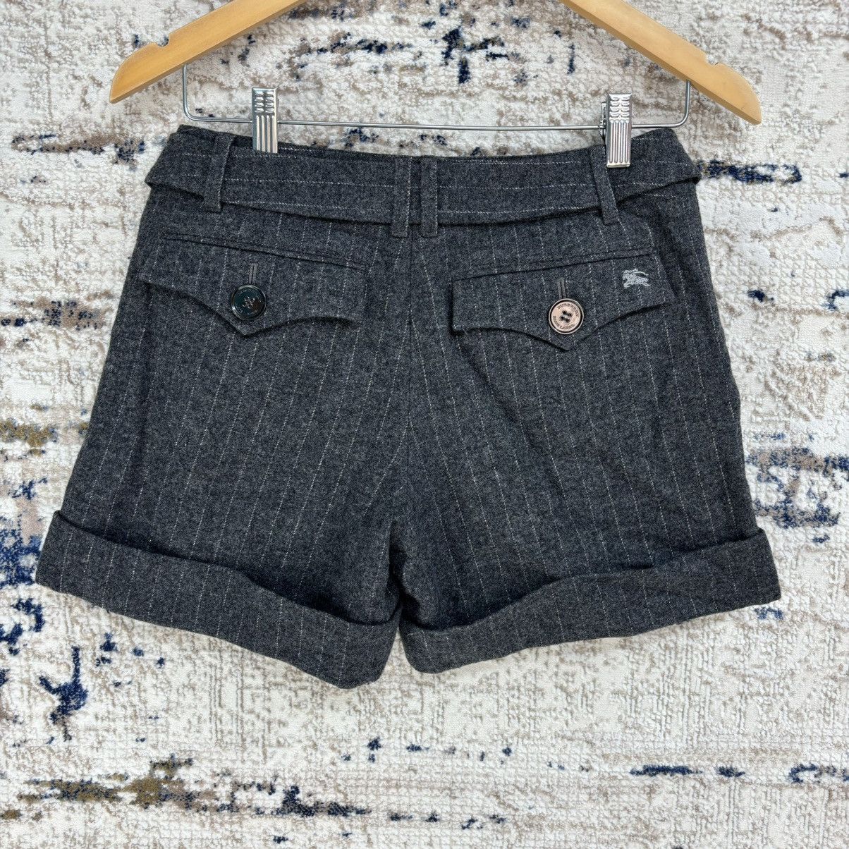 Burberry Vintage BURBERRY Blue Label Wool Short Pants Size 27" / US 4 / IT 40 - 5 Thumbnail