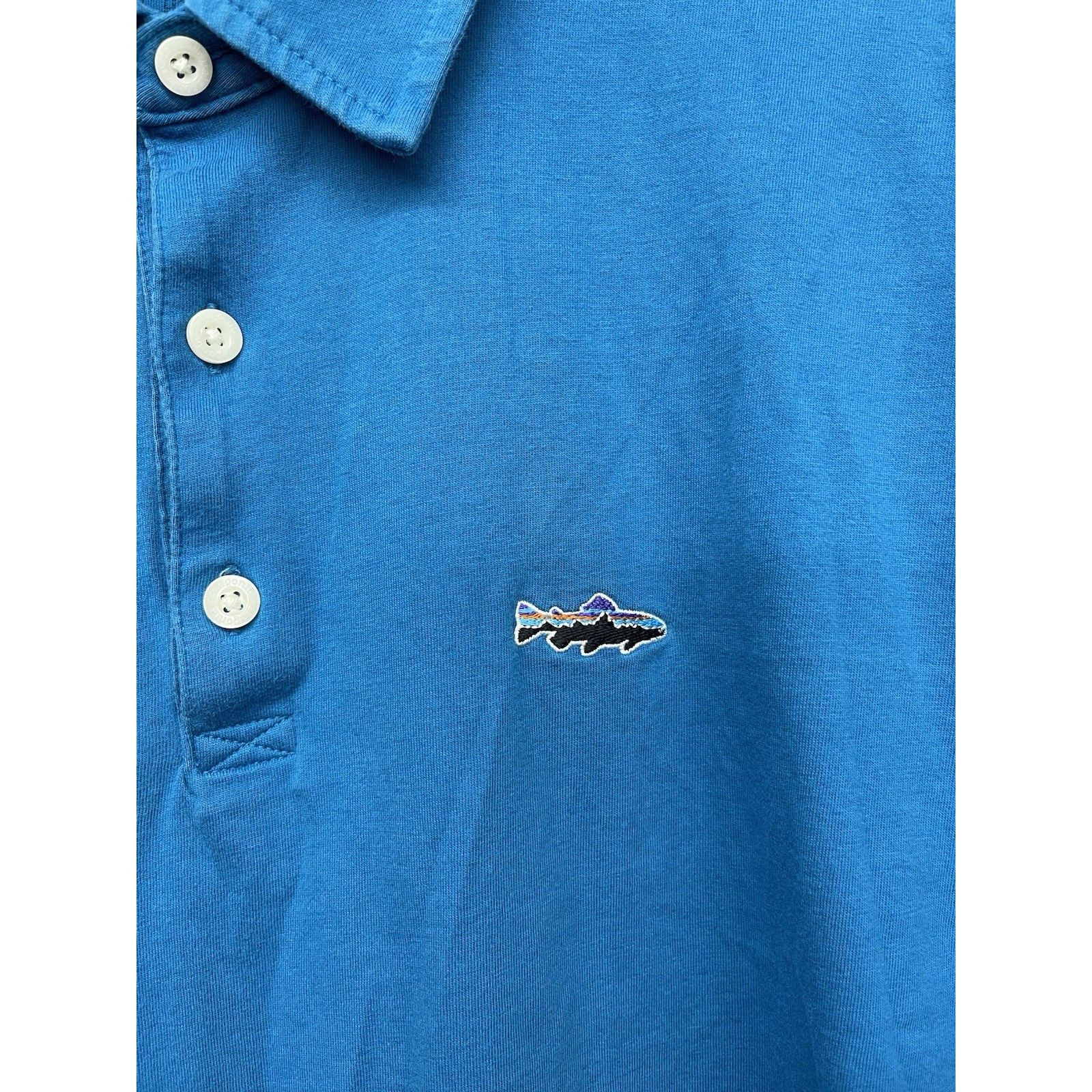 Patagonia Patagonia Polo Shirt Men's Small Trout Fitz Roy Organic Cott Size US S / EU 44-46 / 1 - 3 Thumbnail