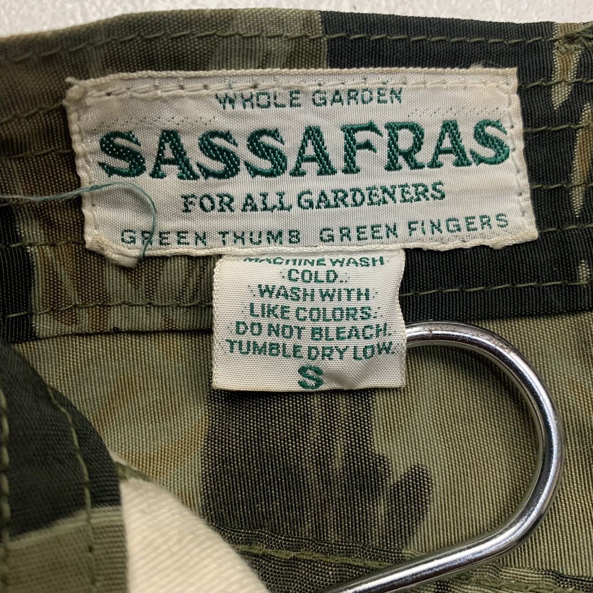 Sassafras tiger stripe nylon utility short pants