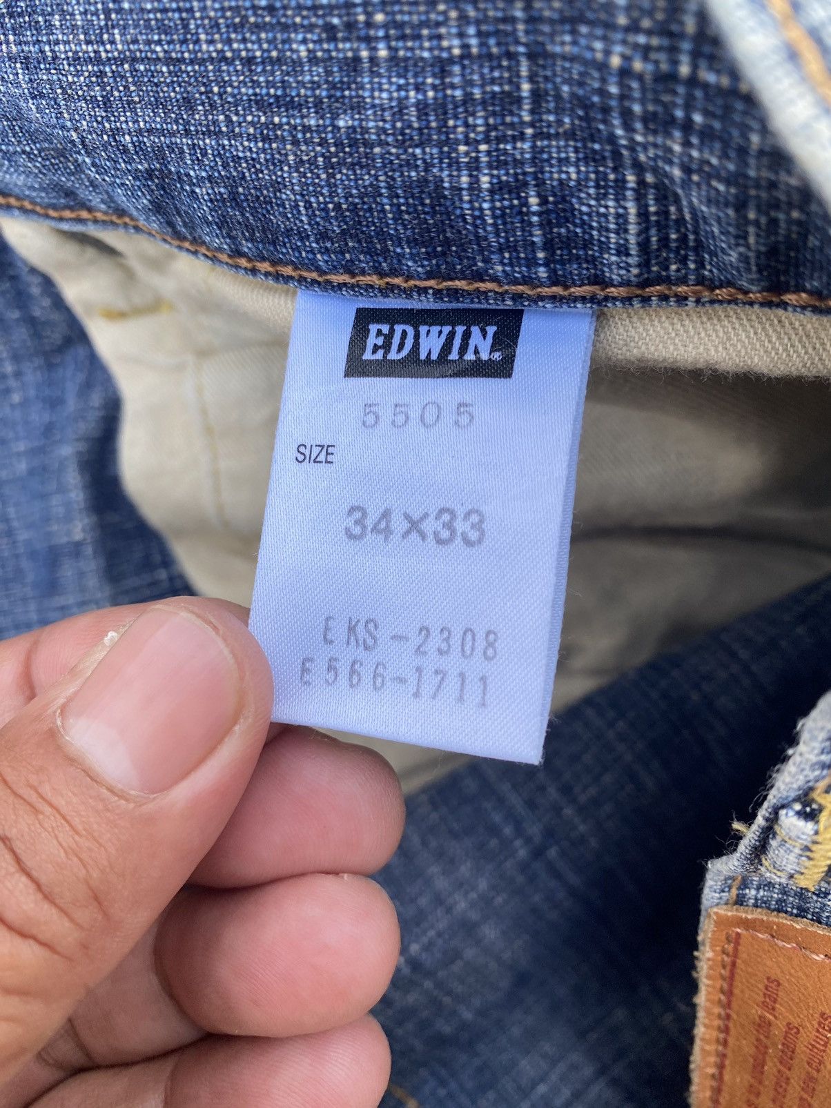 Edwin × Vintage Edwin 505ZX Size US 34 / EU 50 - 10 Thumbnail