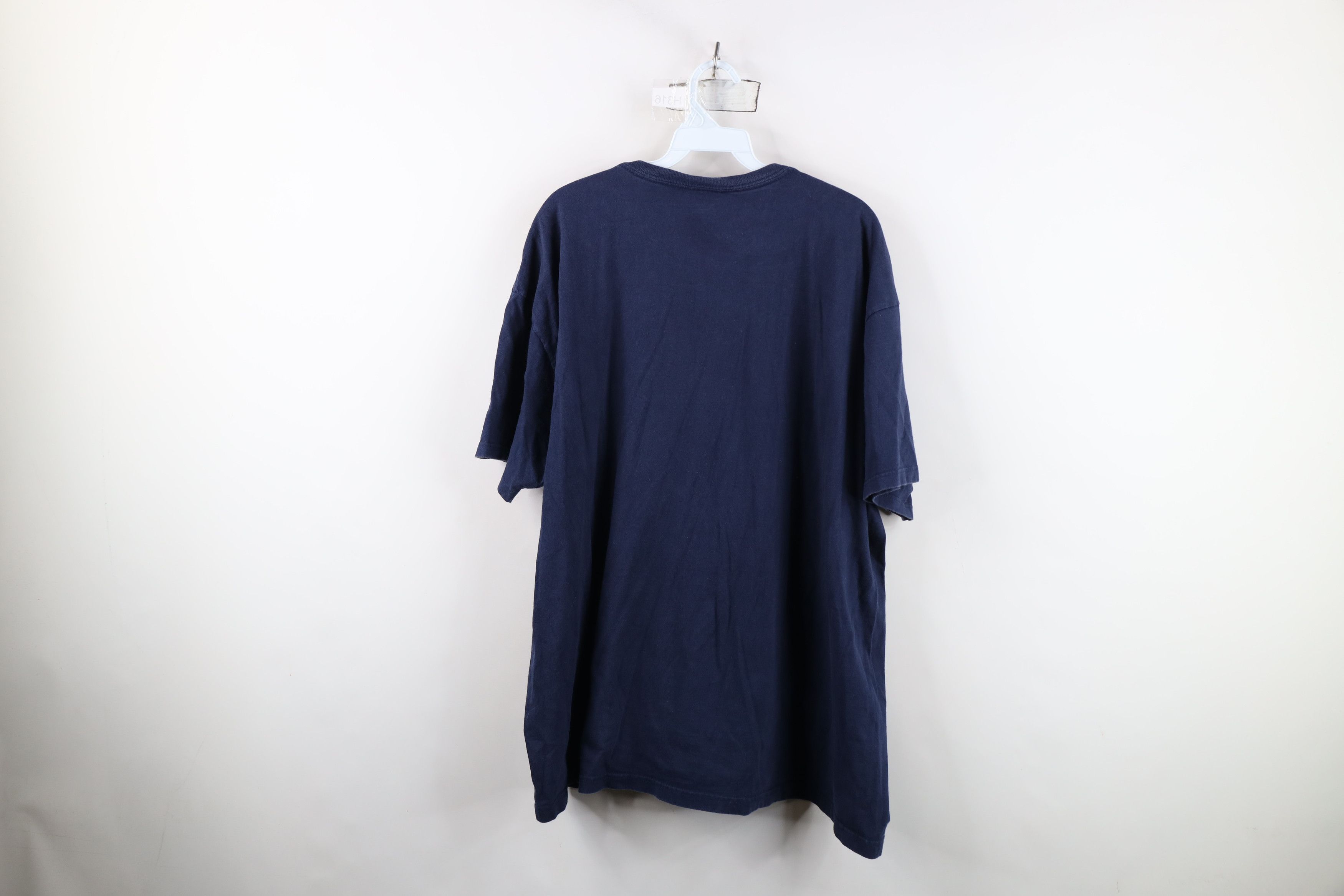 Nike Vintage Nike Scott Big Swoosh Short Sleeve T-Shirt Blue Size US XXL / EU 58 / 5 - 11 Thumbnail