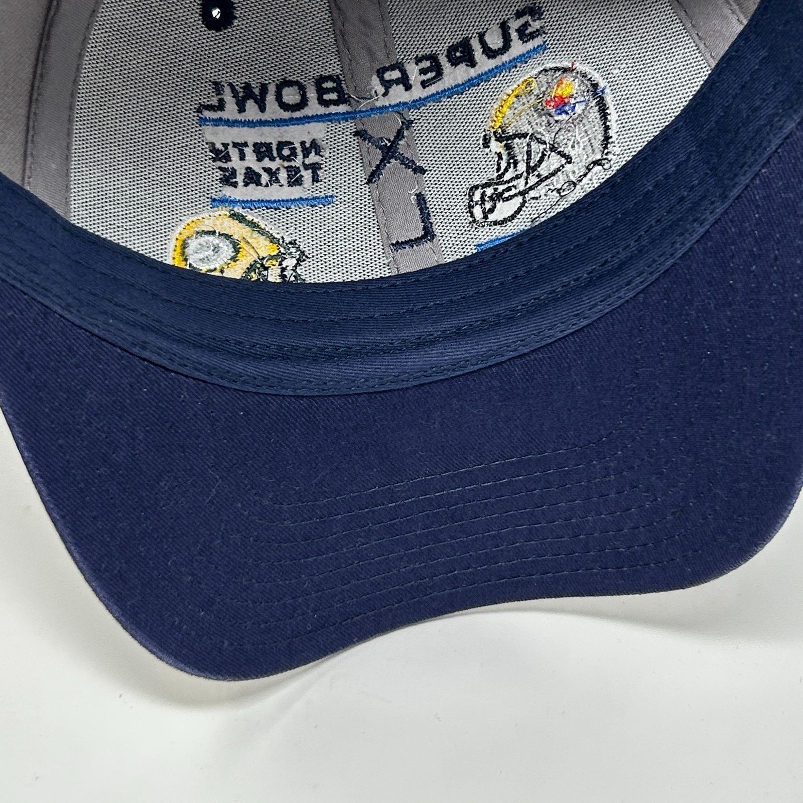 Reebok Super Bowl XLV Hat Baseball Cap Green Bay Packers Gray Size ONE SIZE - 5 Thumbnail
