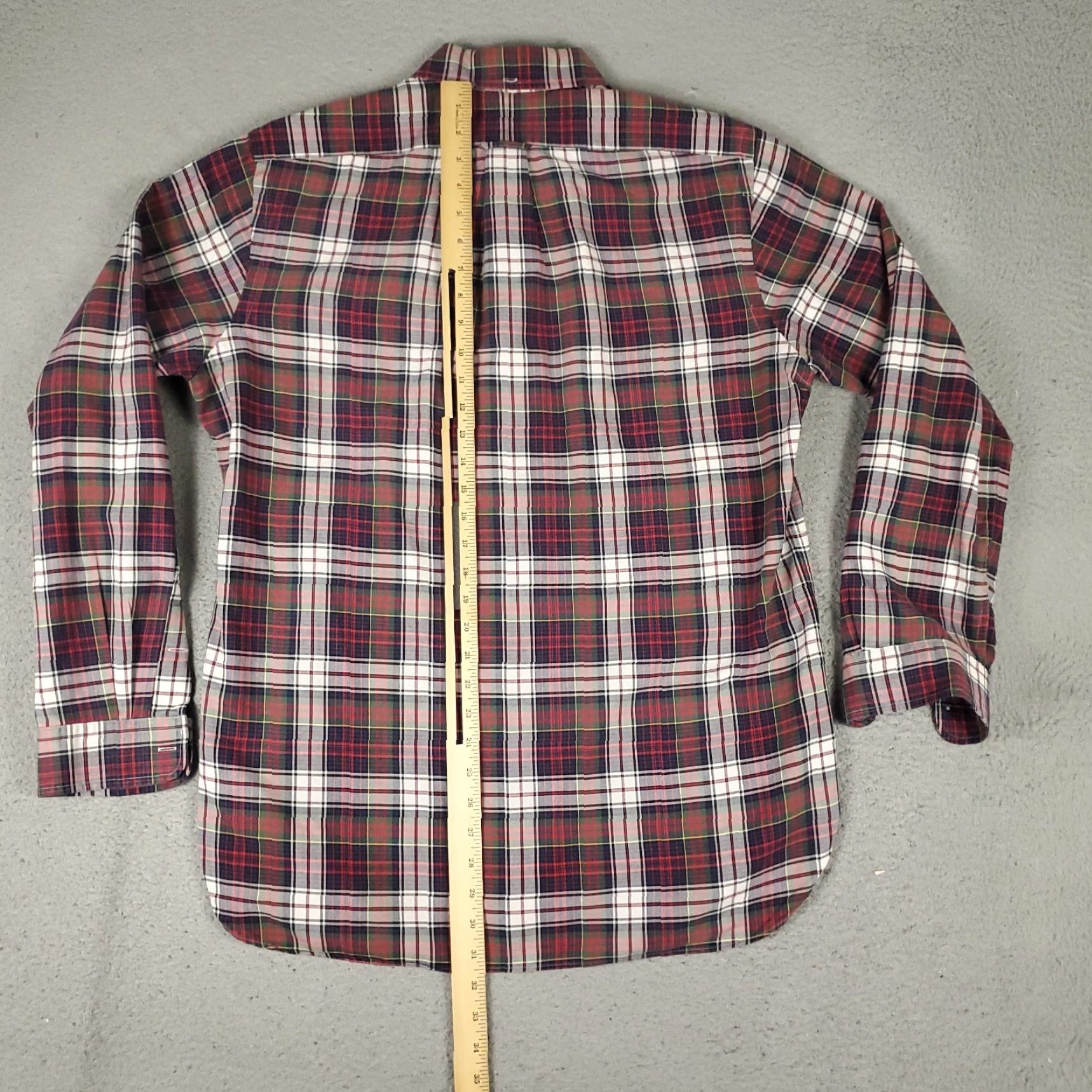 Ralph Lauren Ralph Lauren Shirt Mens Large Red Plaid Button-Up Long Sleeve Casual Classic Preppy American Size US L / EU 52-54 / 3 - 3 Thumbnail