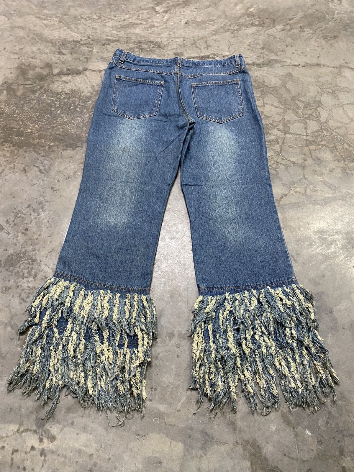 Beauty Beast × Japanese Brand Rare Flare Vintage 80s Hippie Style Baggy Jeans Size US 32 / EU 48 - 8 Thumbnail