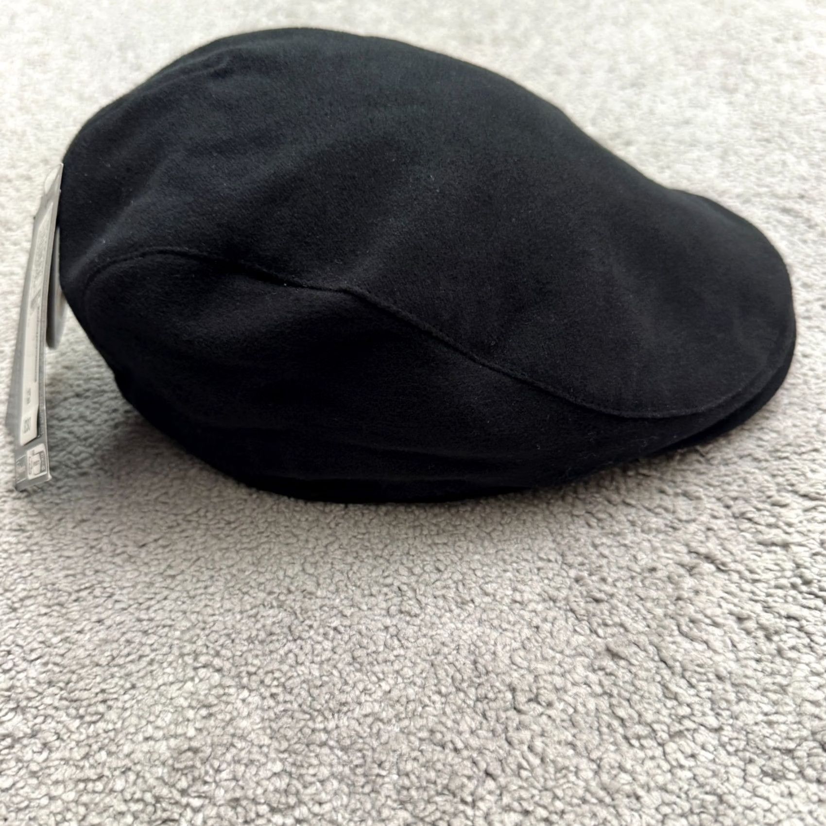 OAMC M&S Mark & Spencer Flat Cap Hat S/M Stormwear Shower Resistant Quilted Lined Black Cotton Men Flat Cap Lane? Size ONE SIZE - 4 Thumbnail