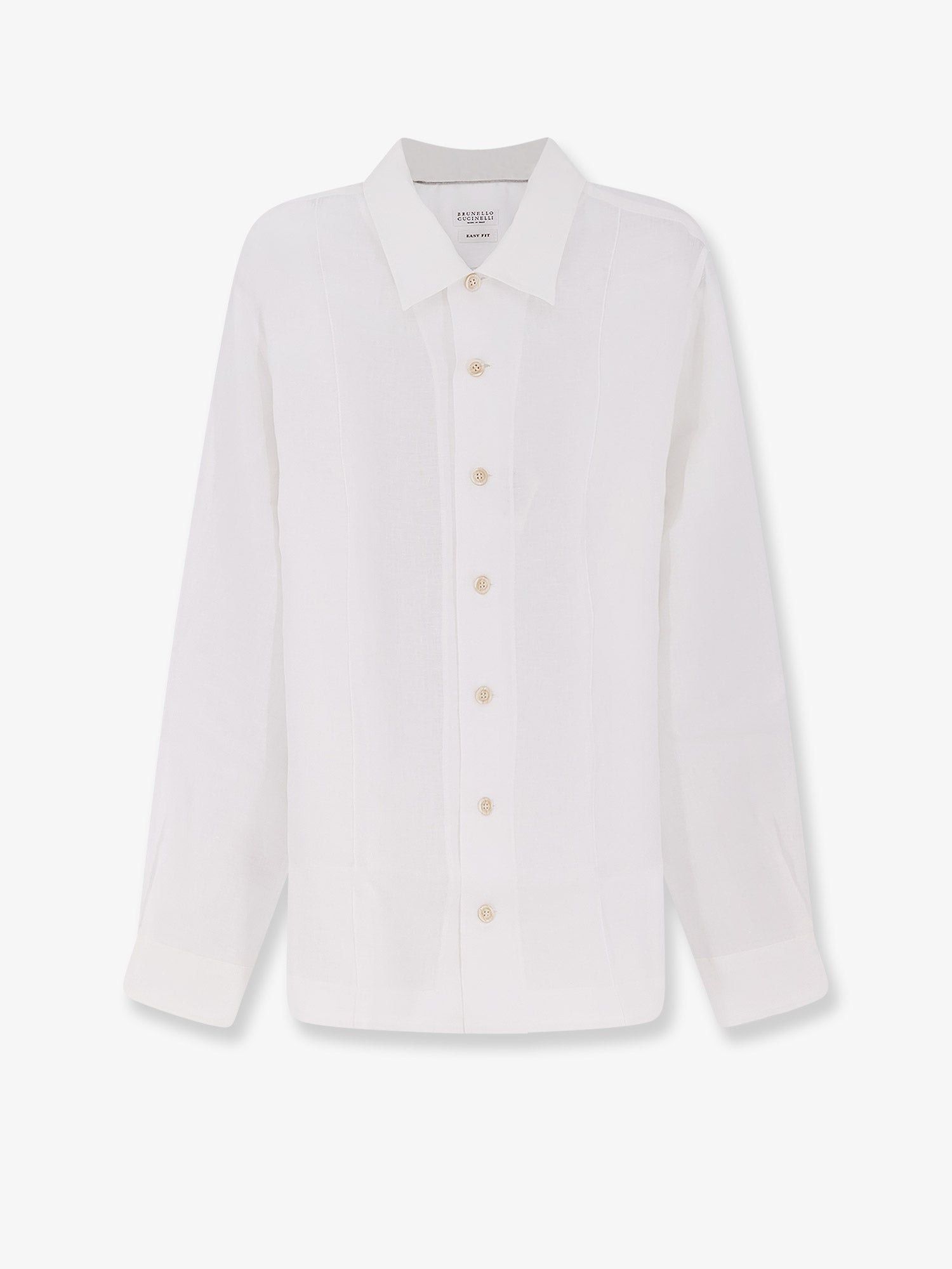 Brunello Cucinelli Easy Fit Linen Shirt Size US XL / EU 56 / 4 - 1 Thumbnail