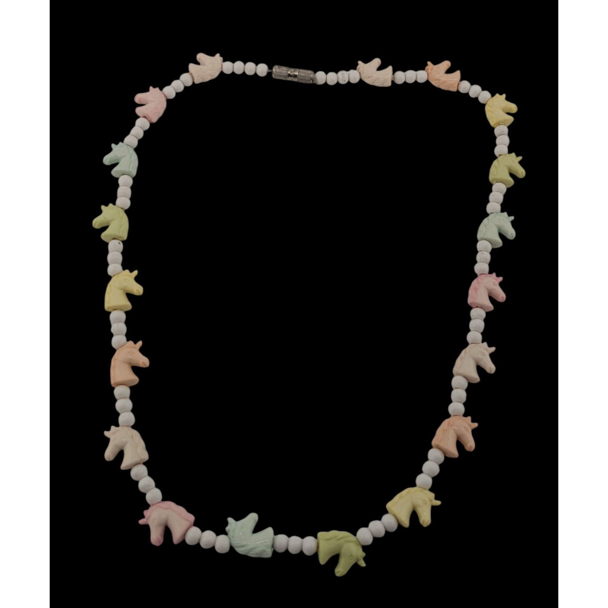 Other Pastel Unicorn Kidcore Beaded Necklace Size ONE SIZE - 2 Thumbnail
