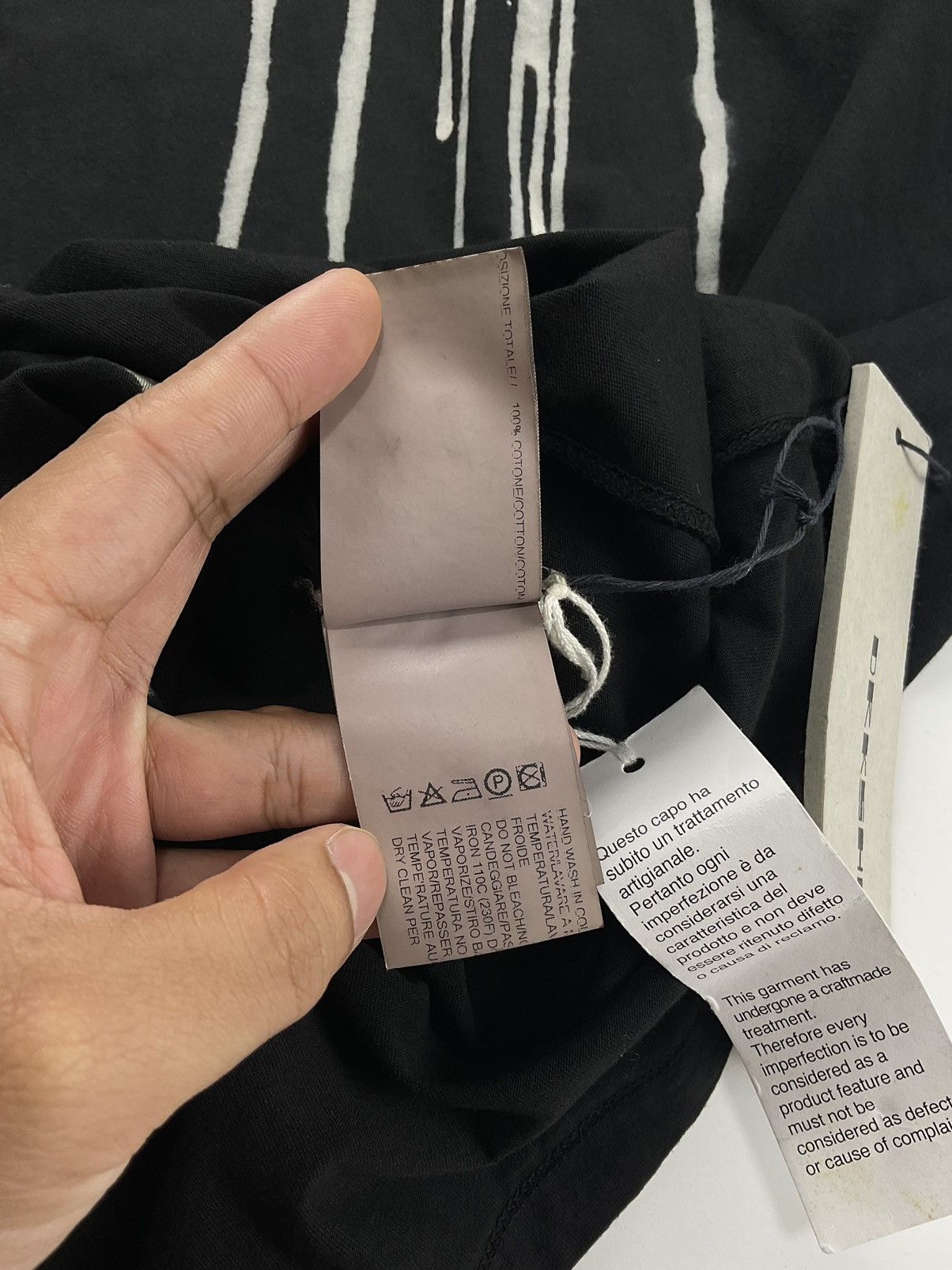 Rick Owens Rick Owens Bleach Vomit Long Sleeve Size US M / EU 48-50 / 2 - 9 Thumbnail
