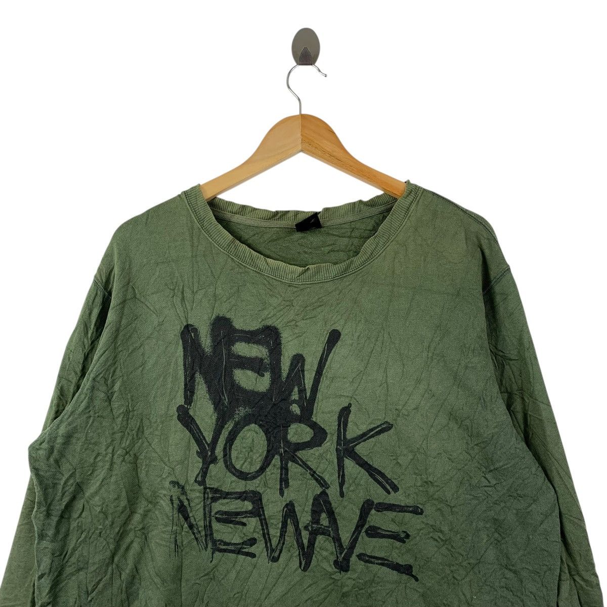Jean-Michel Basquiat Jean-Michel Basquiat Sweatshirt Green “New York New Wave” Size US XL / EU 56 / 4 - 2 Thumbnail