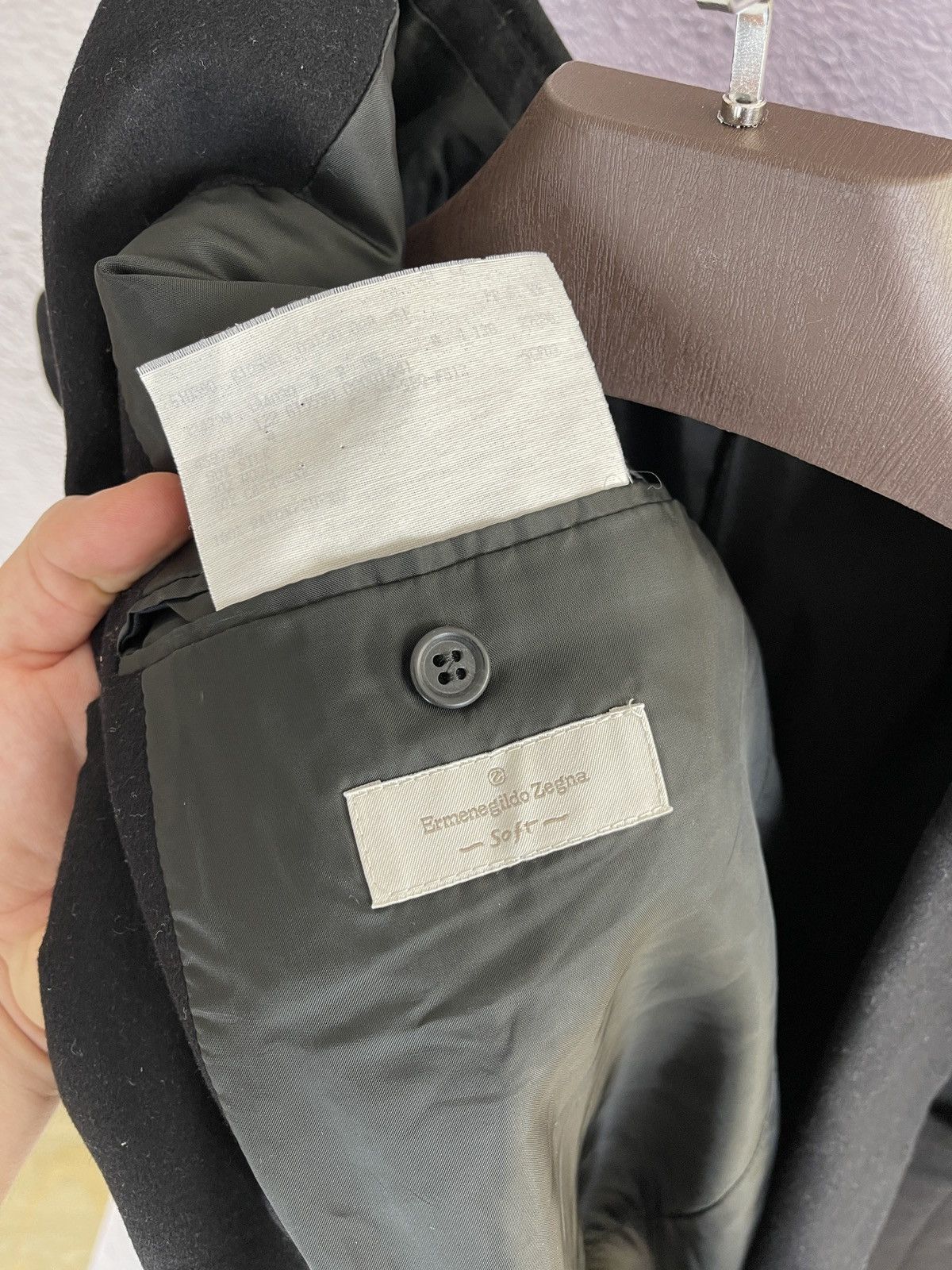 Ermenegildo Zegna Ermenegildo Zegna Soft silk wool cashmere 3 button blazer Size 46R - 10 Thumbnail