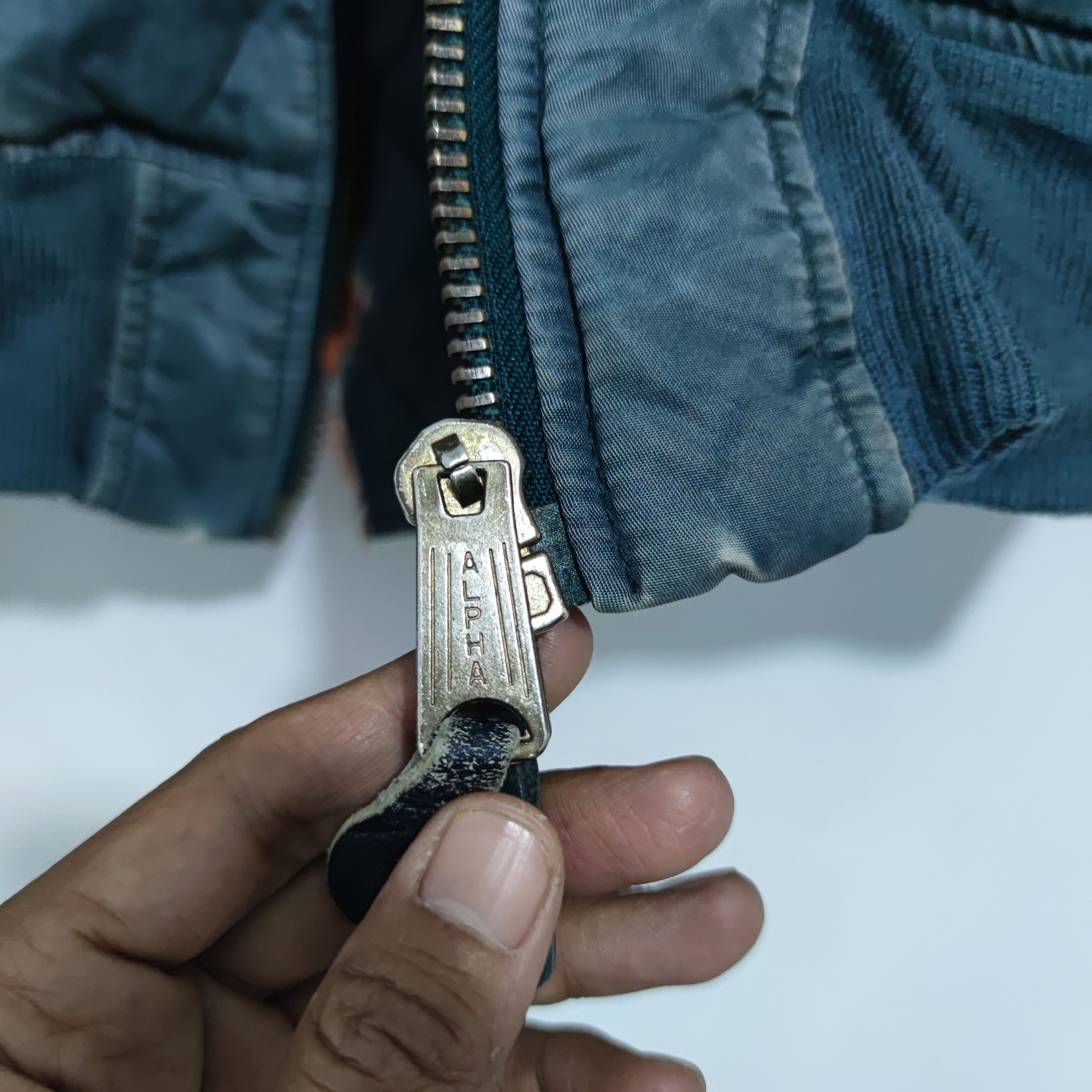 Alpha Industries × Vintage Reversibel MA1 Military Bomber Jacket Size US M / EU 48-50 / 2 - 10 Thumbnail