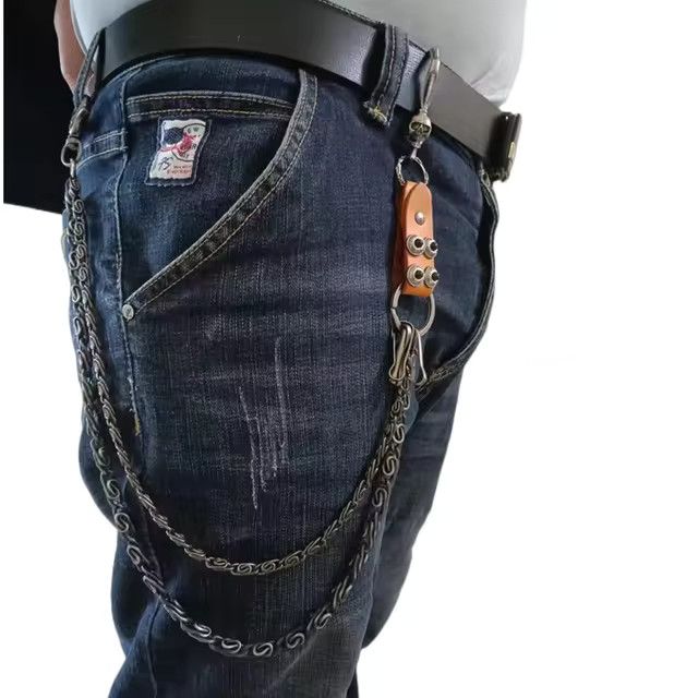 Other 2 Layers Trousers Jean Wallet Chain Size ONE SIZE - 3 Thumbnail