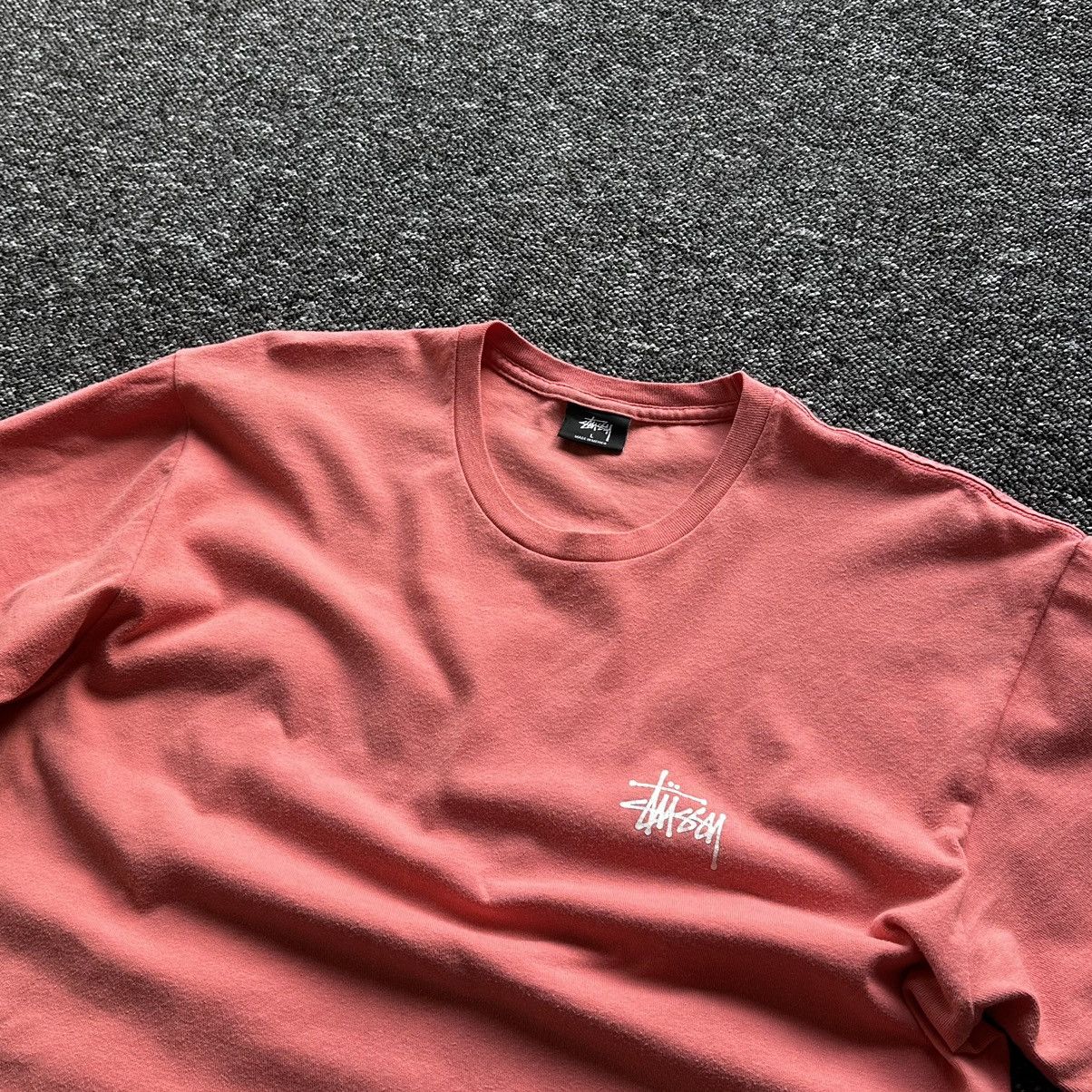 Affliction × Stussy stussy pink logo tee Size US L / EU 52-54 / 3 - 2 Thumbnail