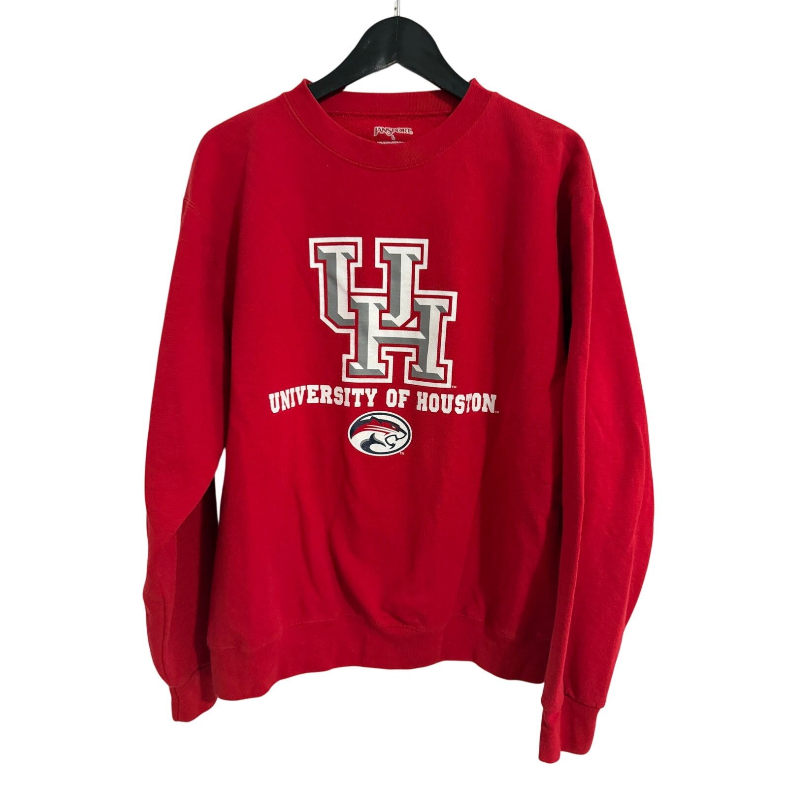 Jansport University of Houston Cougars Crewneck Sweatshirt Size L Size US L / EU 52-54 / 3 - 1 Thumbnail