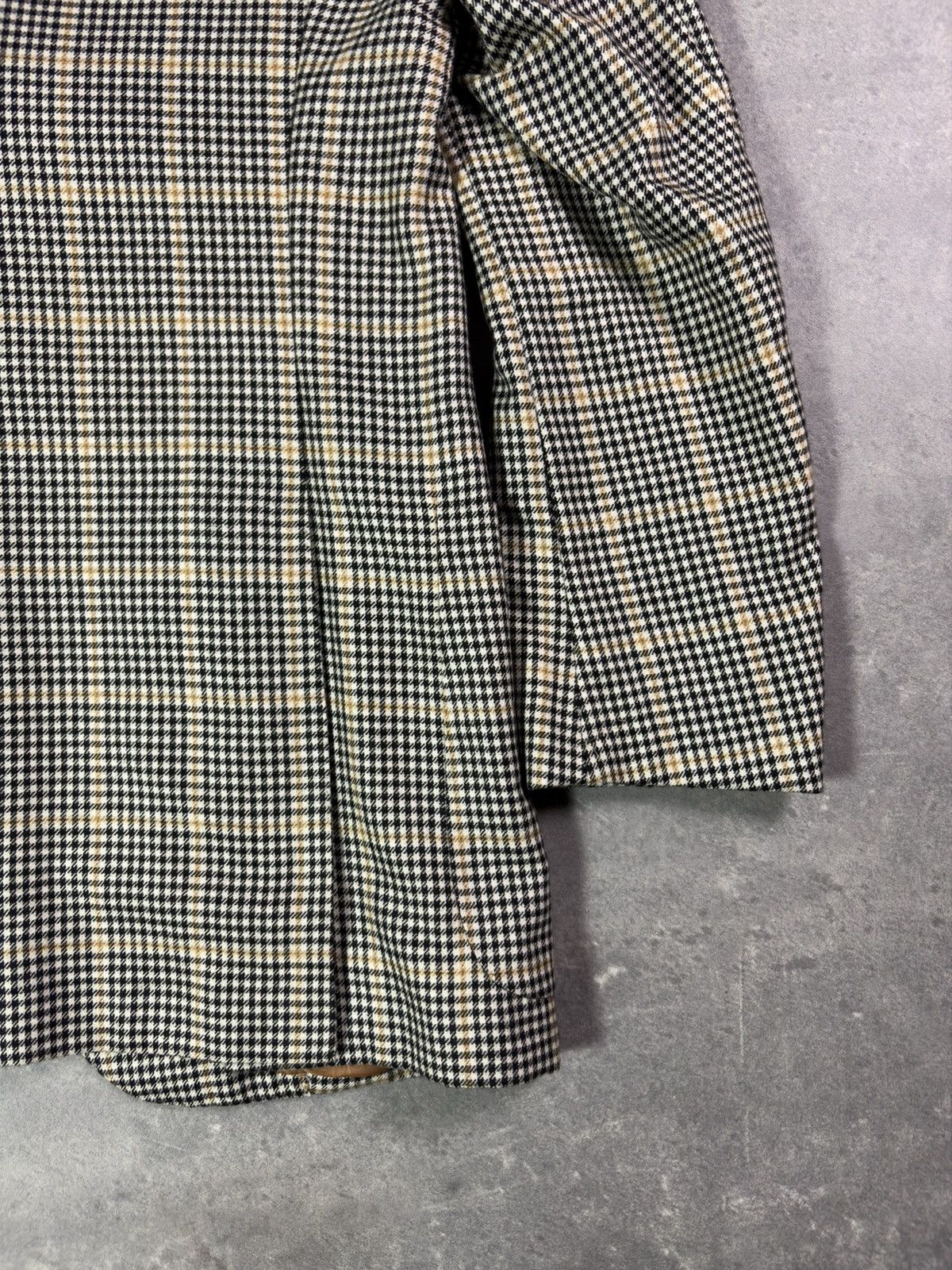 Kiton Kiton Napoli 100% Cashmere Plaid Check Grey Blazer Jacket 52 Size 42R - 16 Thumbnail